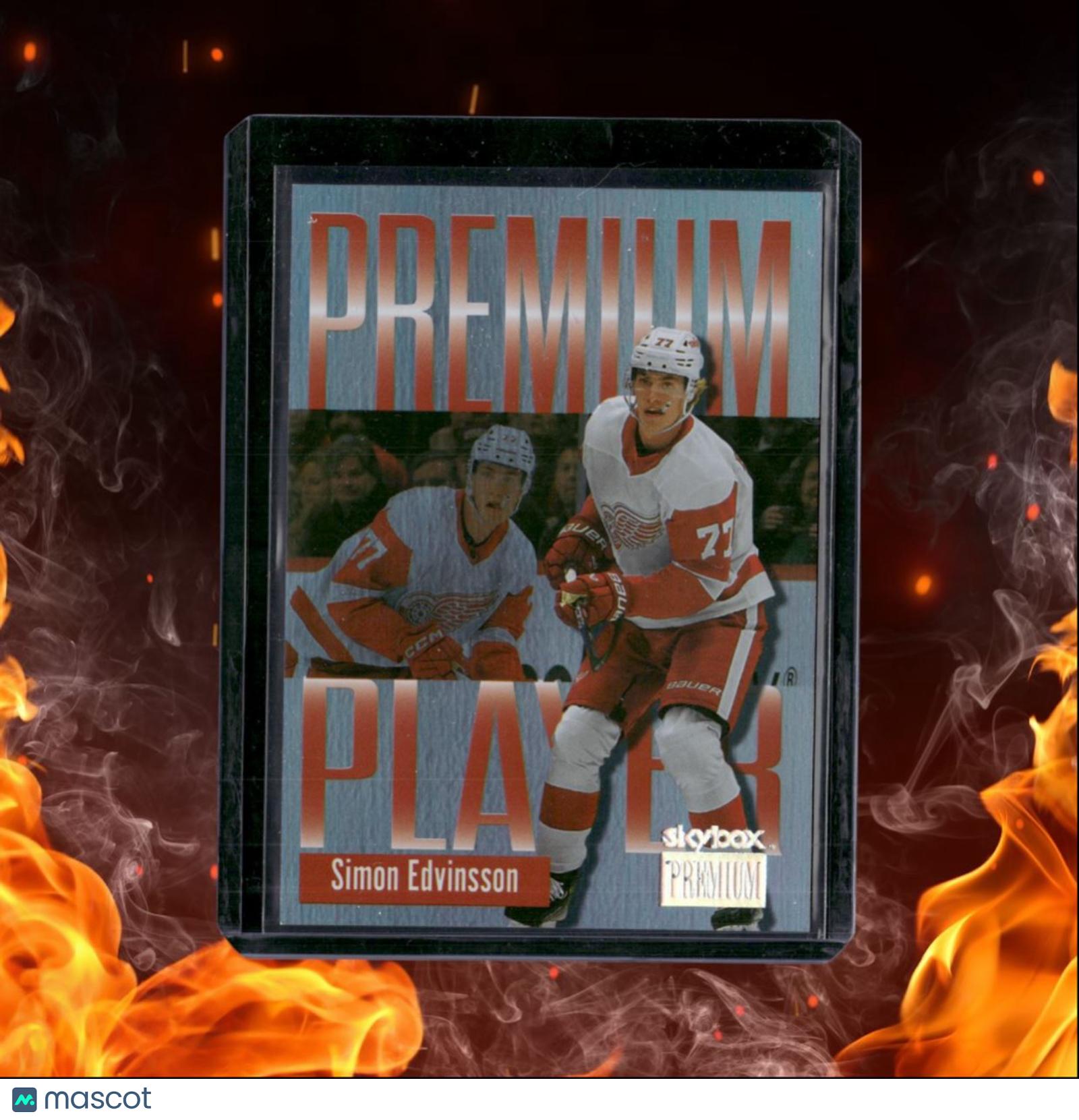 2023-24 Skybox Metal Universe Simon Edvinsson Premium Players Rookie #16PP