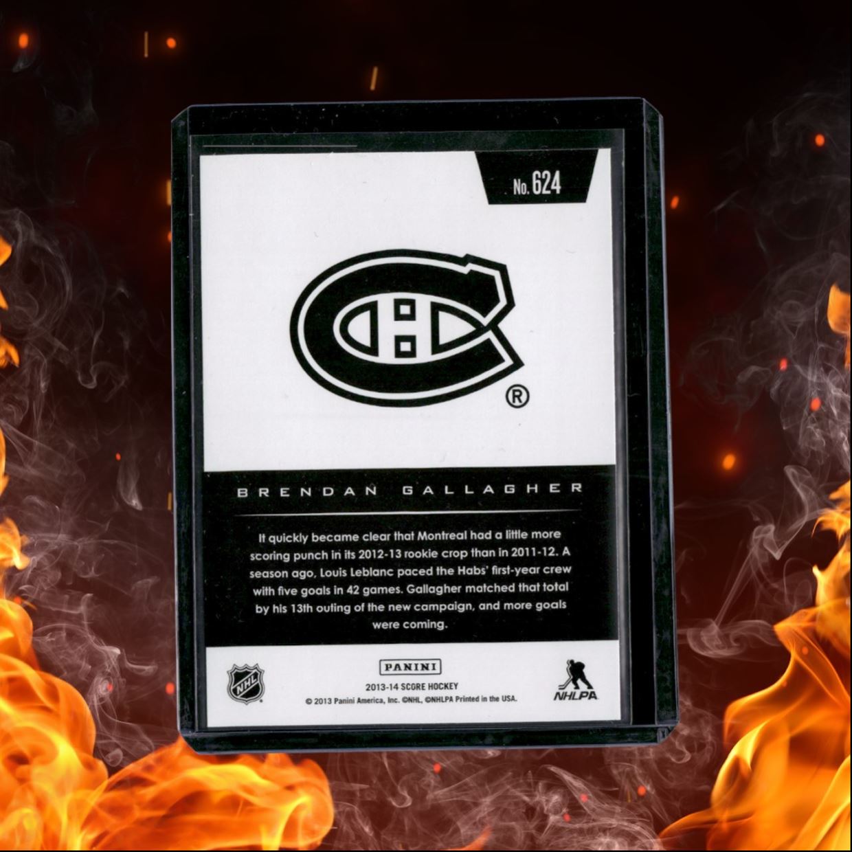 2013-14 Panini Score Brendan Gallagher Hot Rookie Auto #624