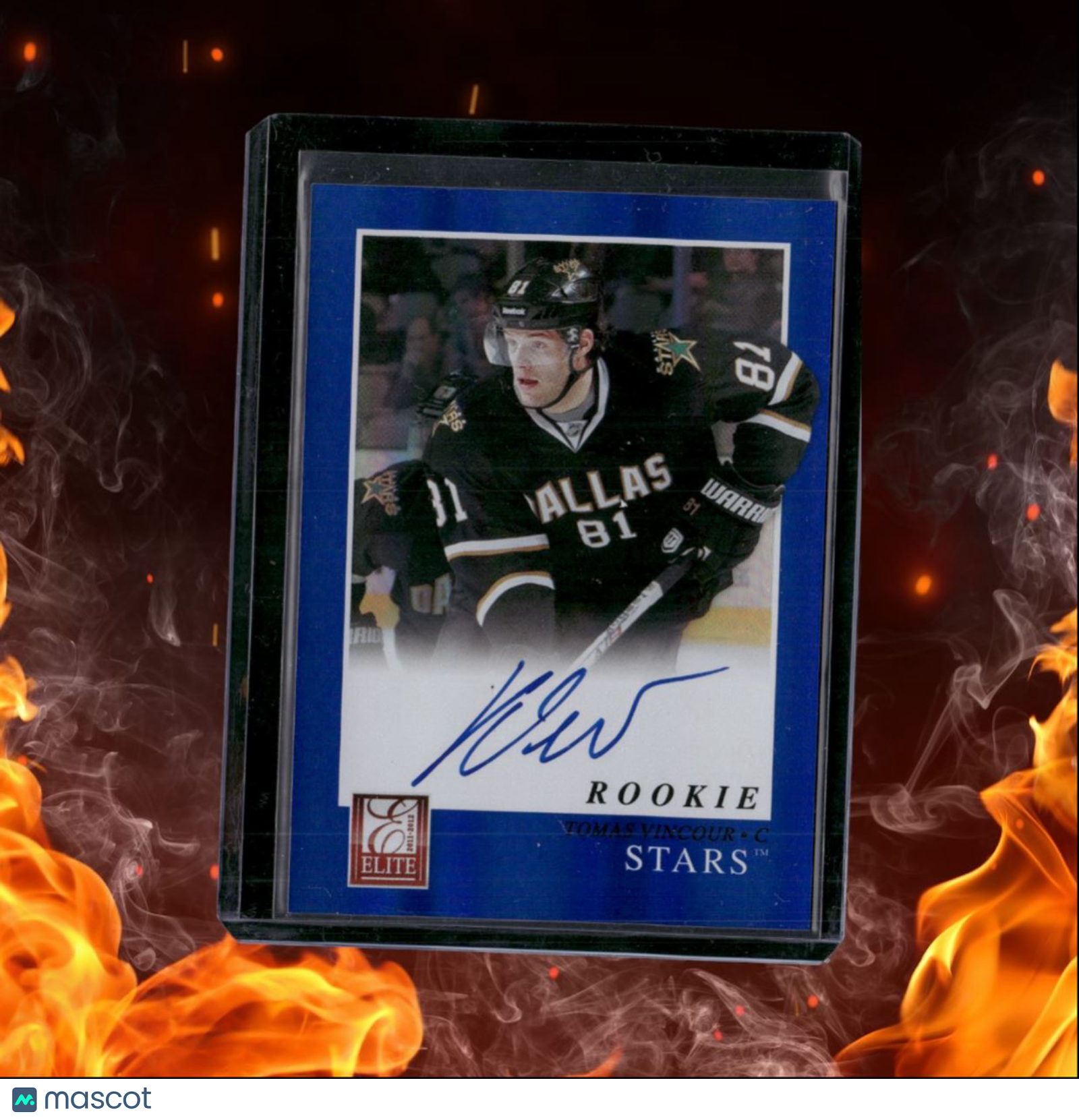 2011-12 Panini Elite Tomas Vincour Blue Rookie Auto #225