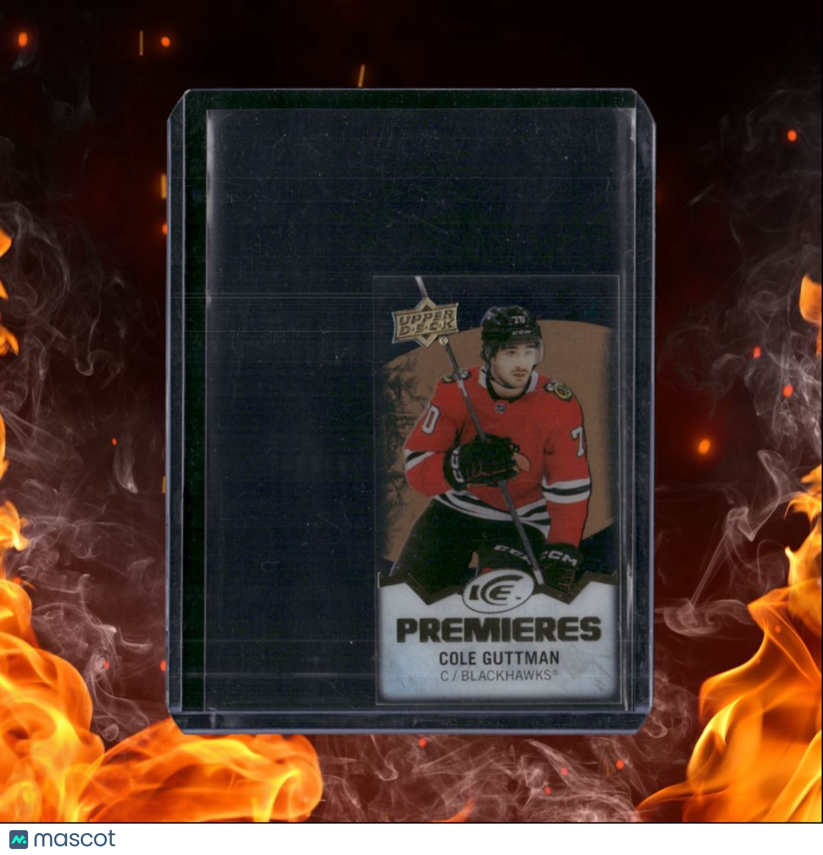 2023-24 Upper Deck Ice Cole Guttman Mini Ice Premieres Gold Rookie 49/99 #MI-36