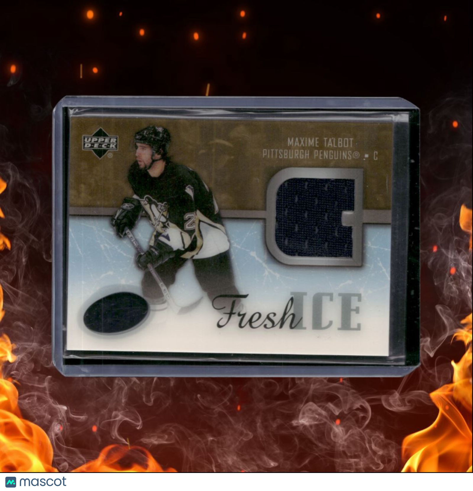 2005-06 Upper Deck Ice Maxime Talbot Fresh Ice Jersey #FI-MT