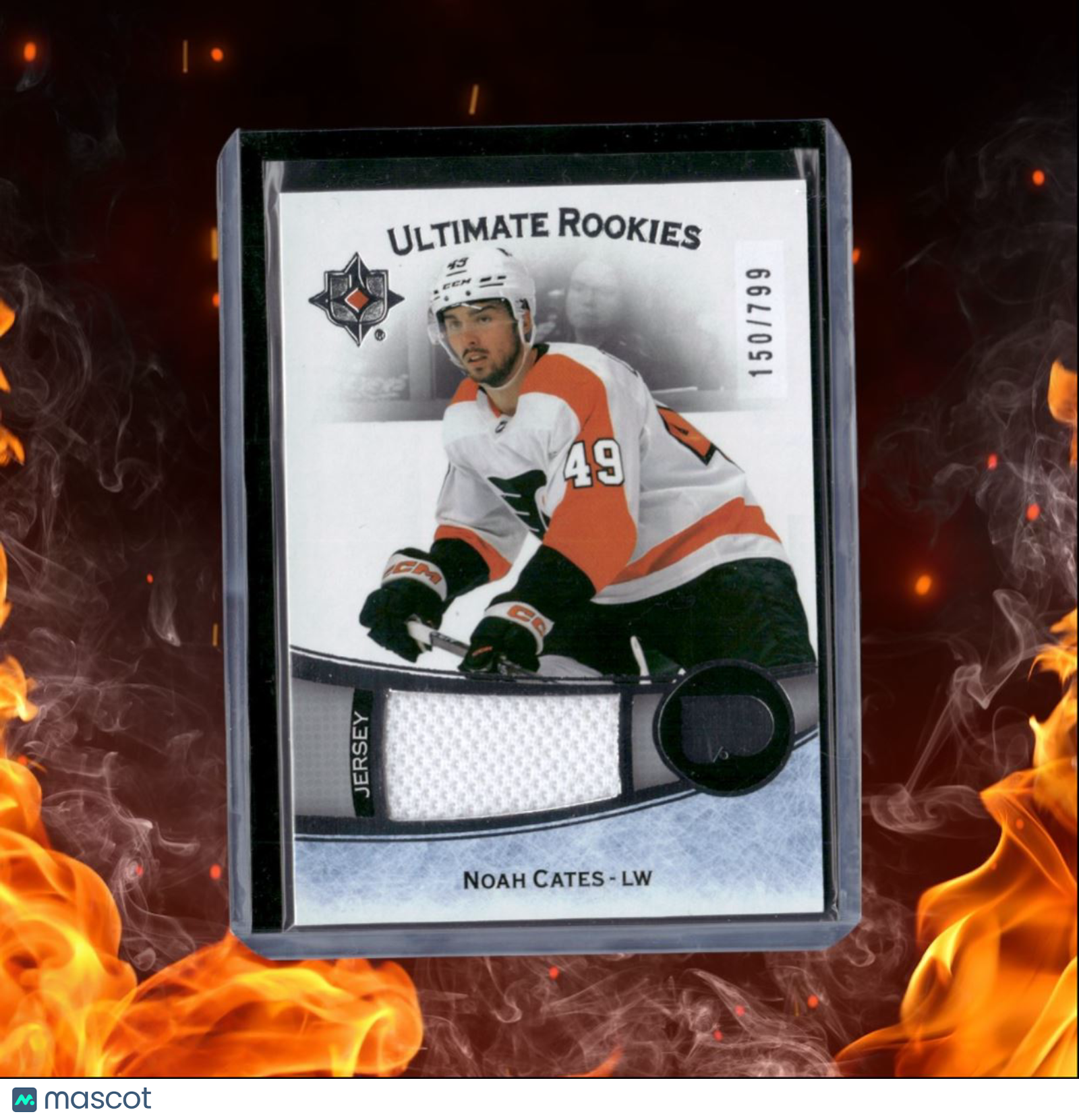 2022-23 Upper Deck Ultimate Noah Cates Jersey Rookie 150/799 #174