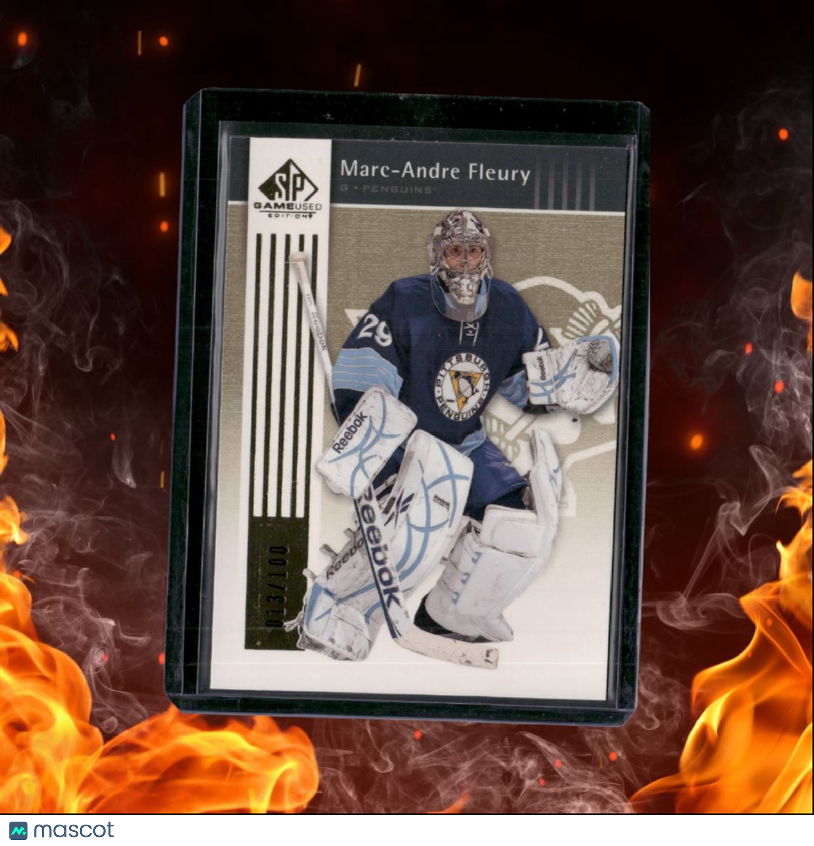 2011-12 Upper Deck SP Game Used Marc-Andre Fleury Gold 013/100 #78