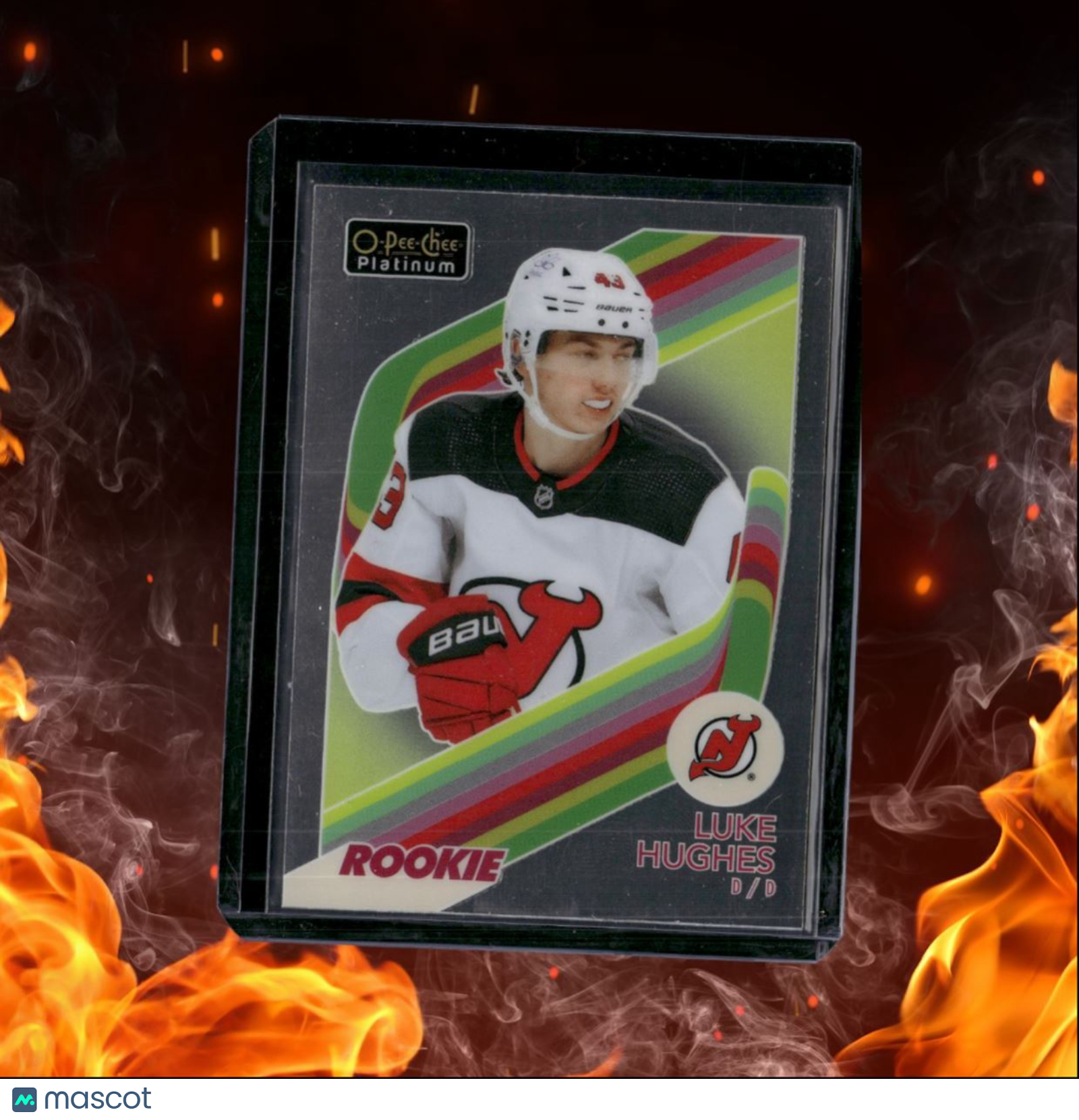 2023-24 O-Pee-Chee Platinum Luke Hughes Retro Rookie #R-66