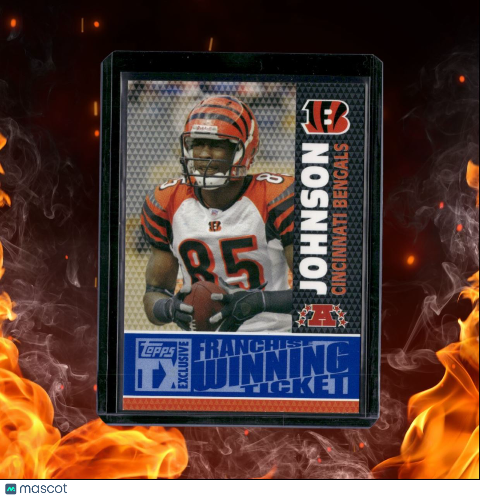2007 Topps TX Chad Johnson Franchise Winning Ticket Blue 08/25 #FW-CJ
