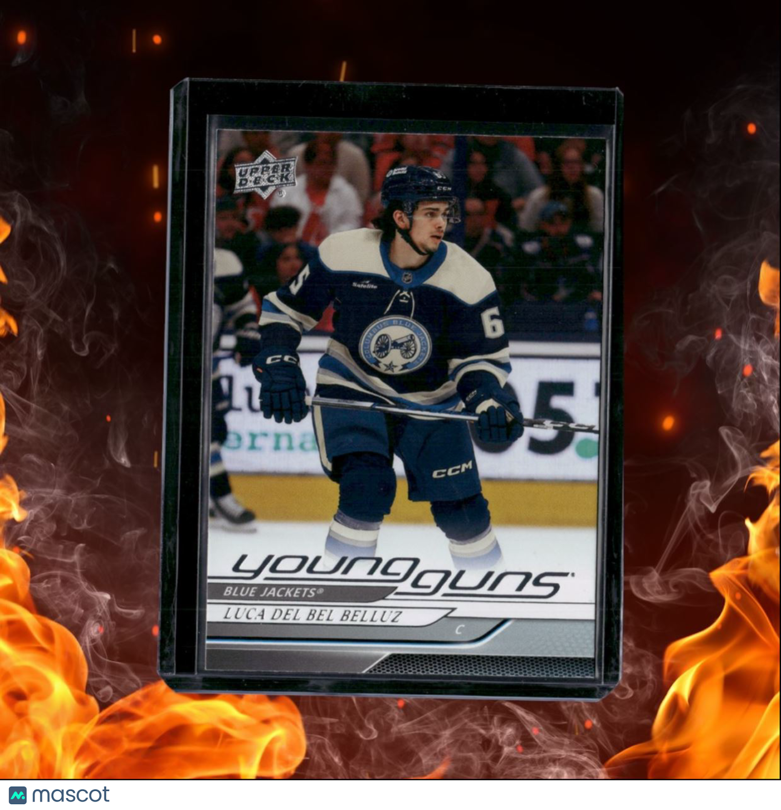 2024-25 Upper Deck Luca Del Bel Belluz Young Guns (B) Rookie #214