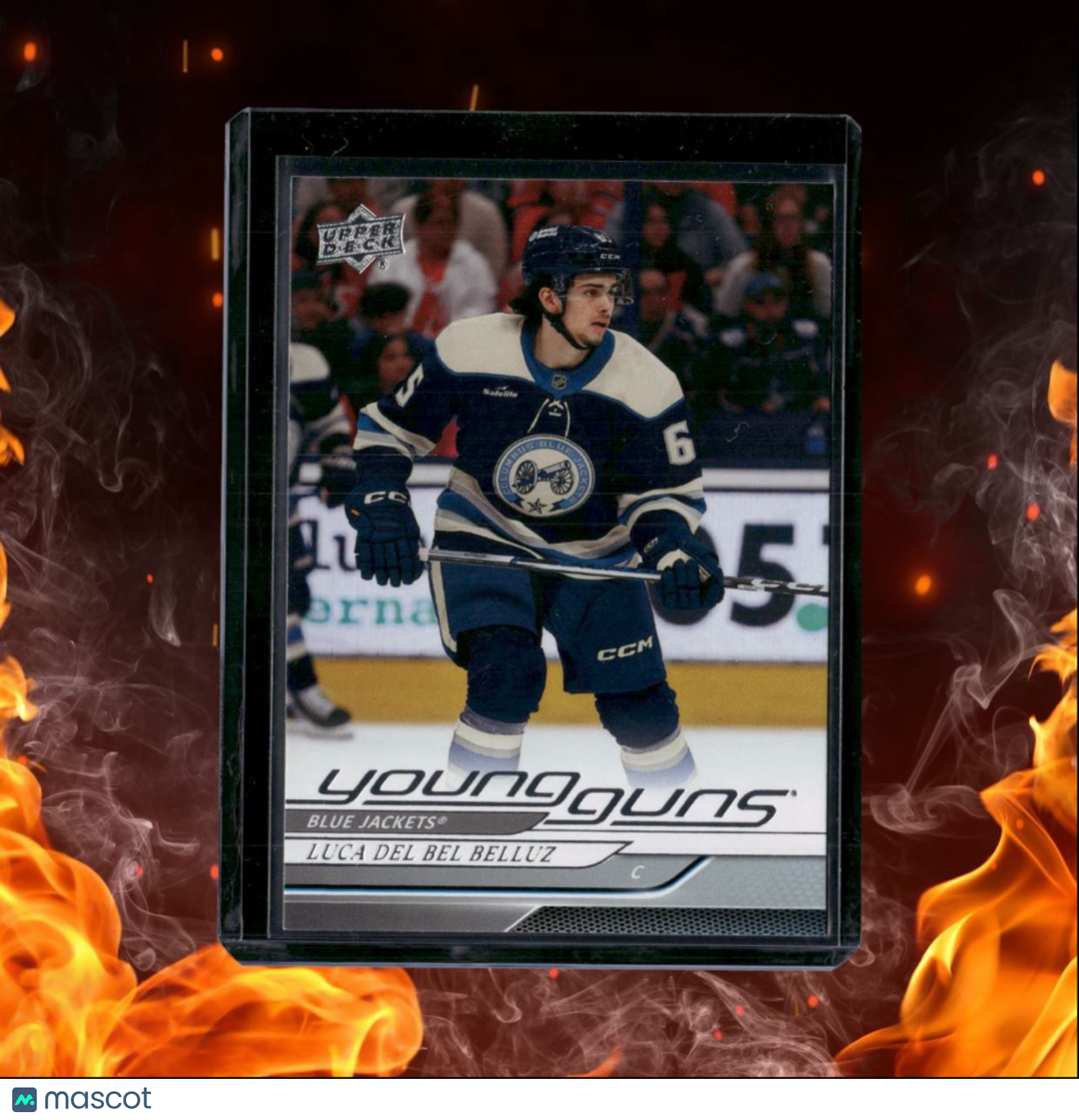 2024-25 Upper Deck Luca Del Bel Belluz Young Guns (A) Rookie #214