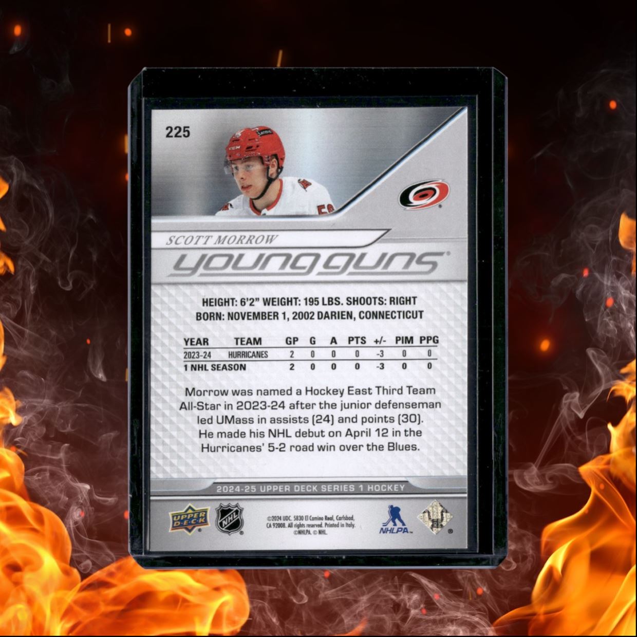 2024-25 Upper Deck Scott Morrow Young Guns (A) Rookie #225