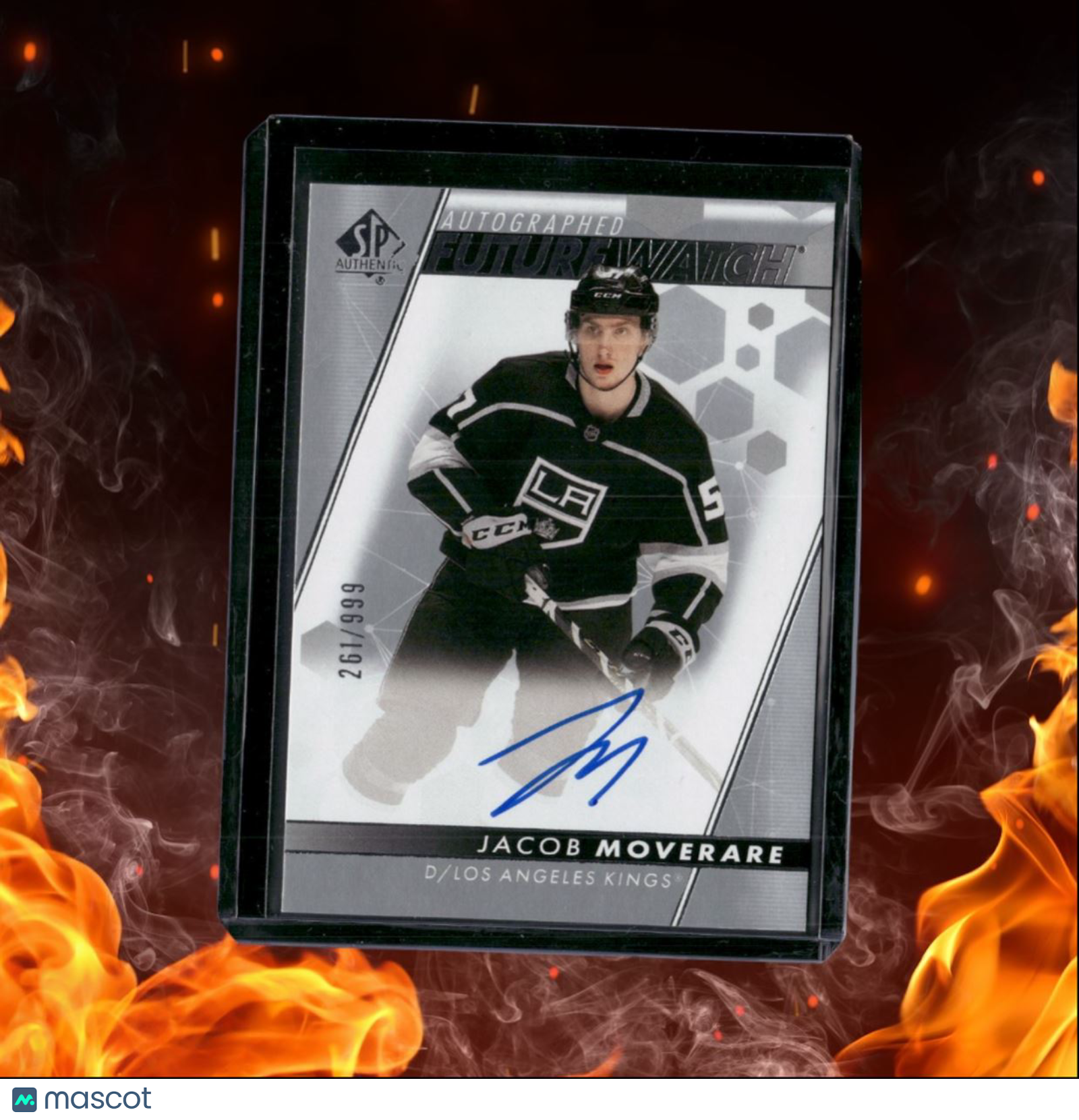 2022-23 SP Authentic Jacob Moverare Future Watch Rookie Auto 261/999 #162