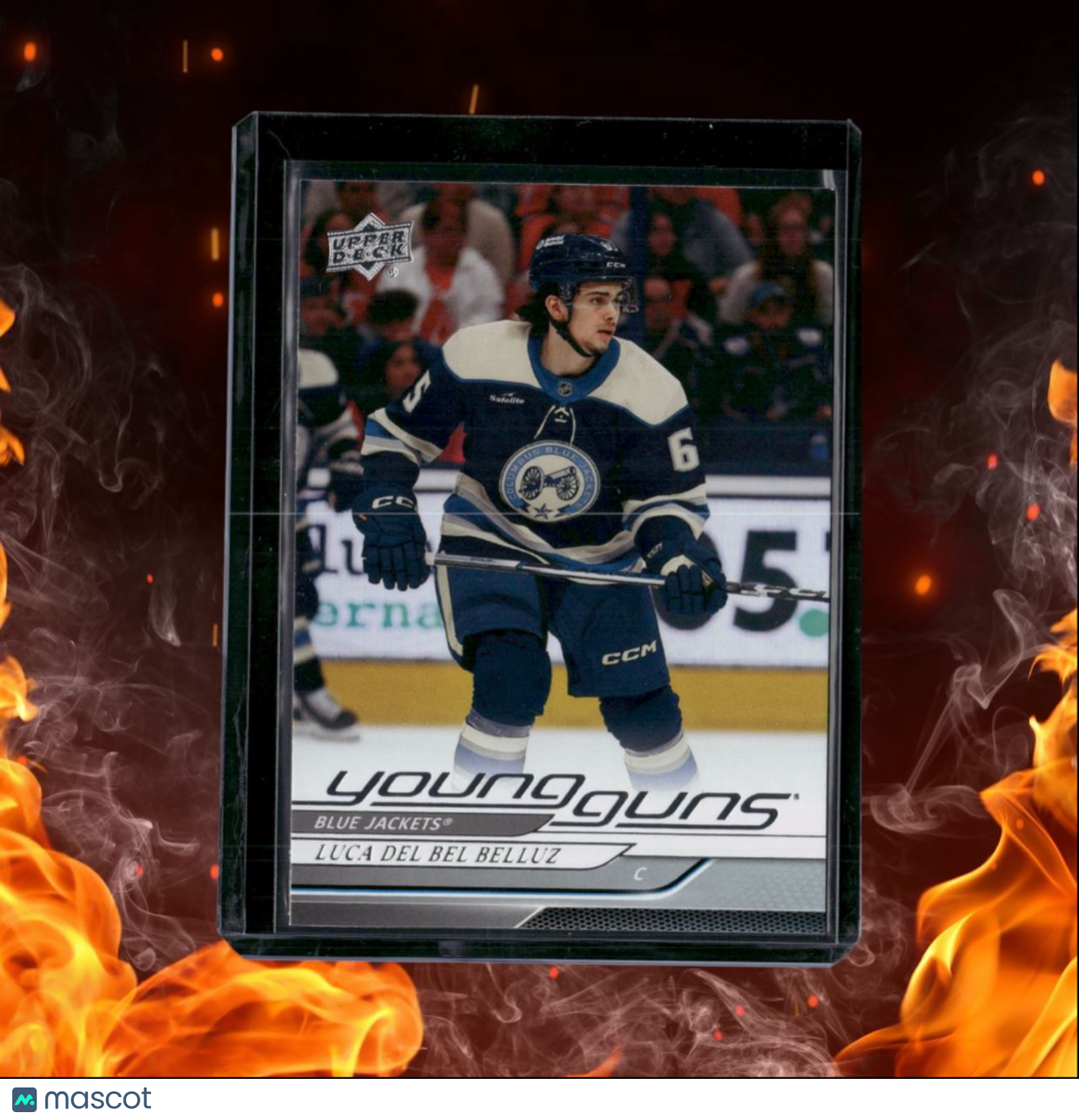 2024-25 Upper Deck Luca Del Bel Belluz Young Guns (D) Rookie #214