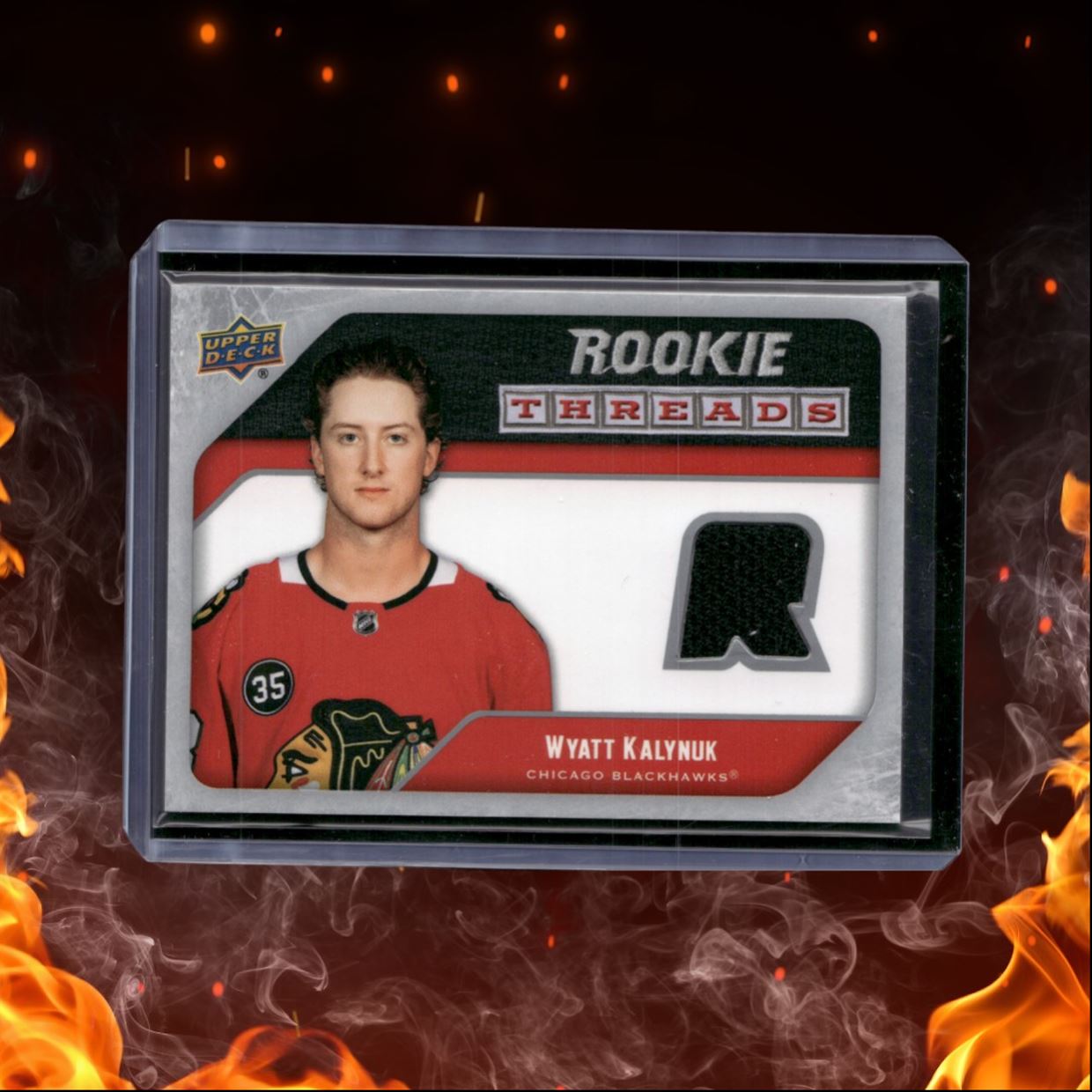 2021-22 Upper Deck Wyatt Kalynuk Threads Retro Rookie #RT-WK