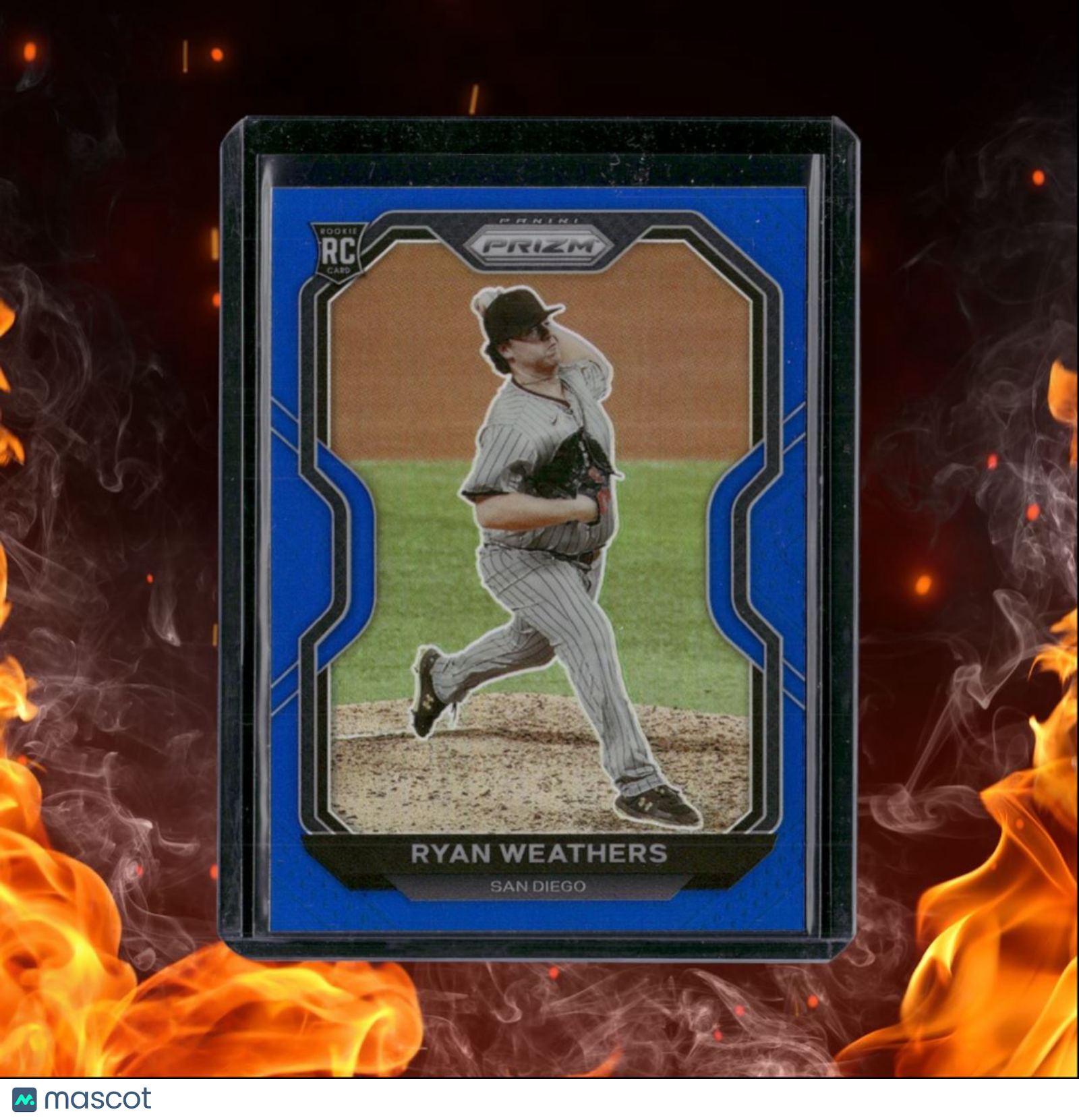 2021 Panini Prizm Blue Ryan Weathers Rookie #20