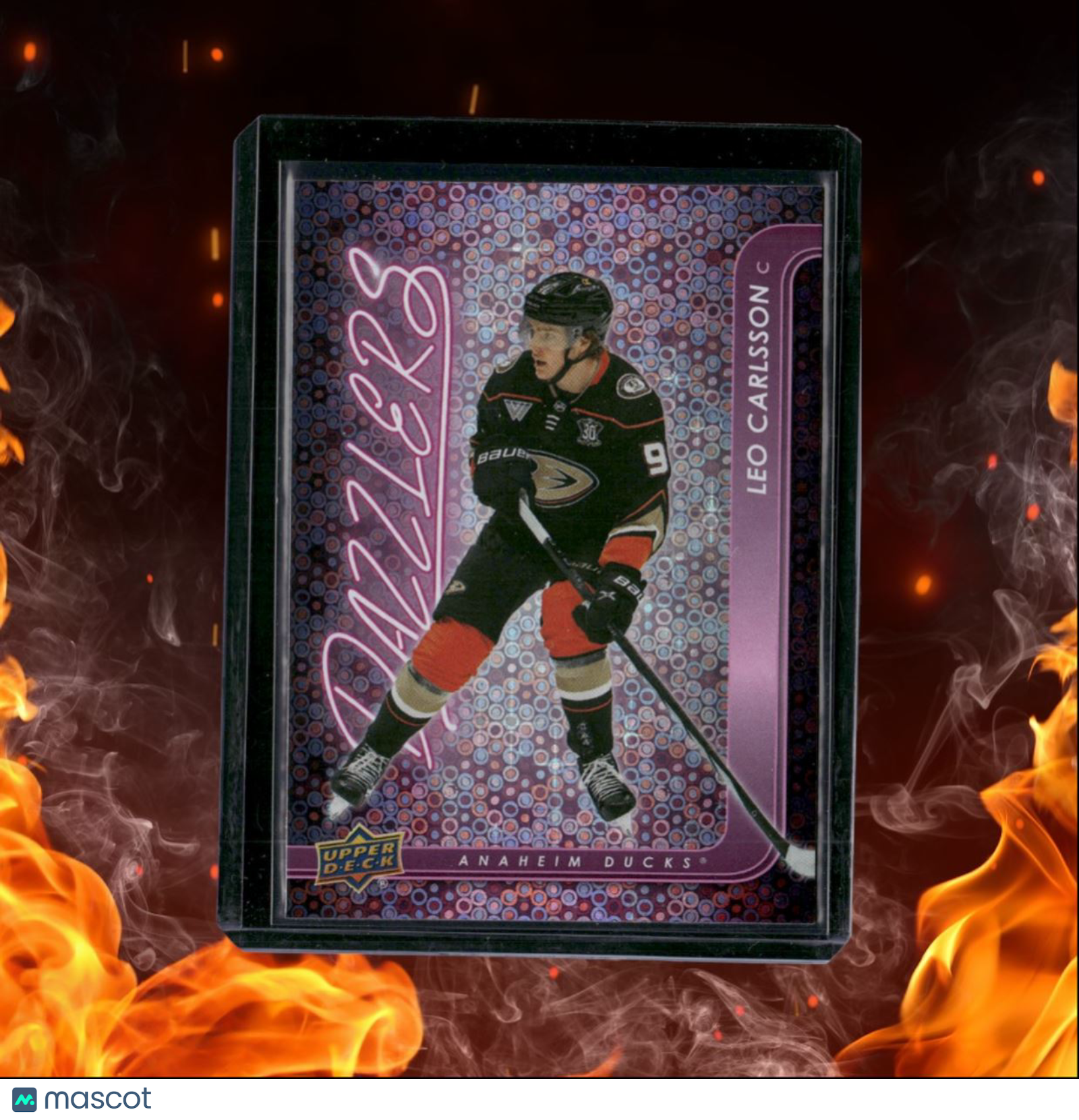 2024-25 Upper Deck Leo Carlsson Pink Dazzlers #DZ-40