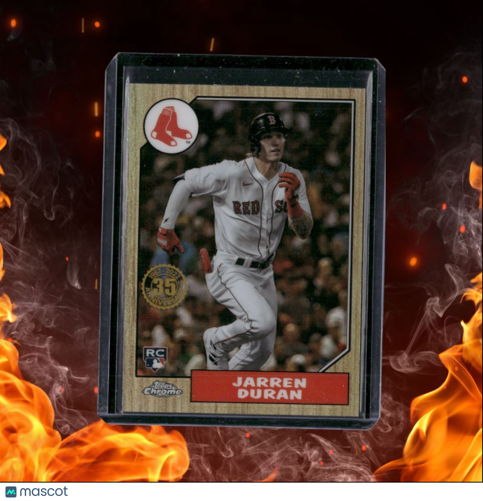 2022 Topps 1987 Baseball Chrome Jarren Duran Rookie #T87C-81