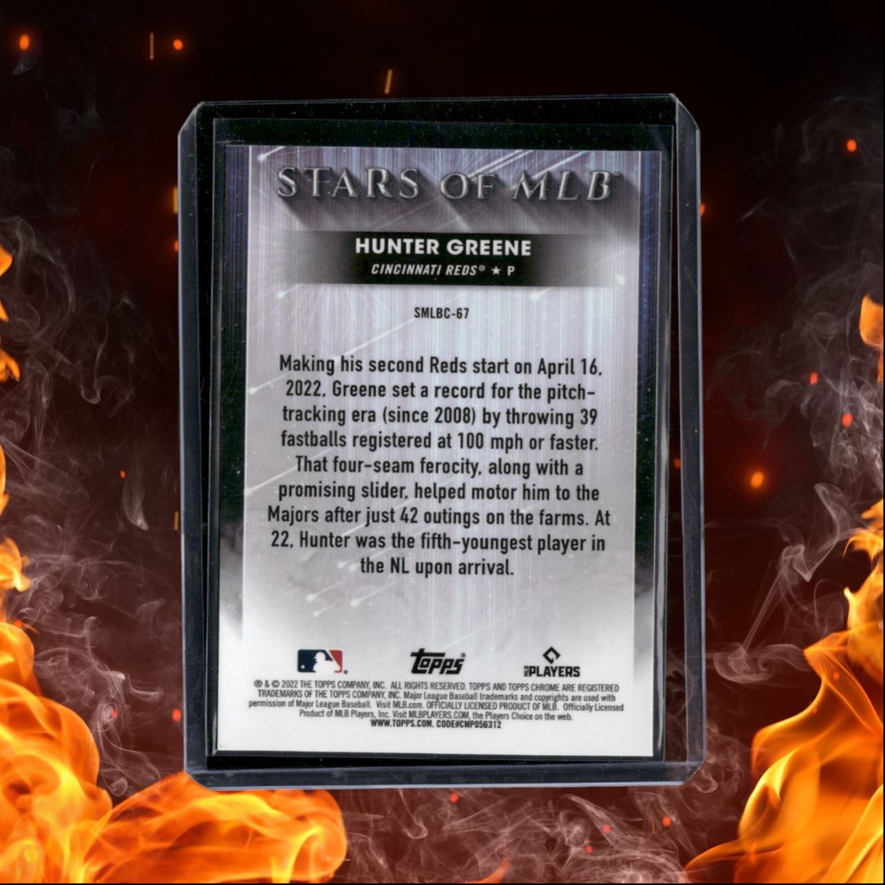 2022 Topps Update Stars of MLB Chrome Hunter Greene Rookie #SMLBC-67