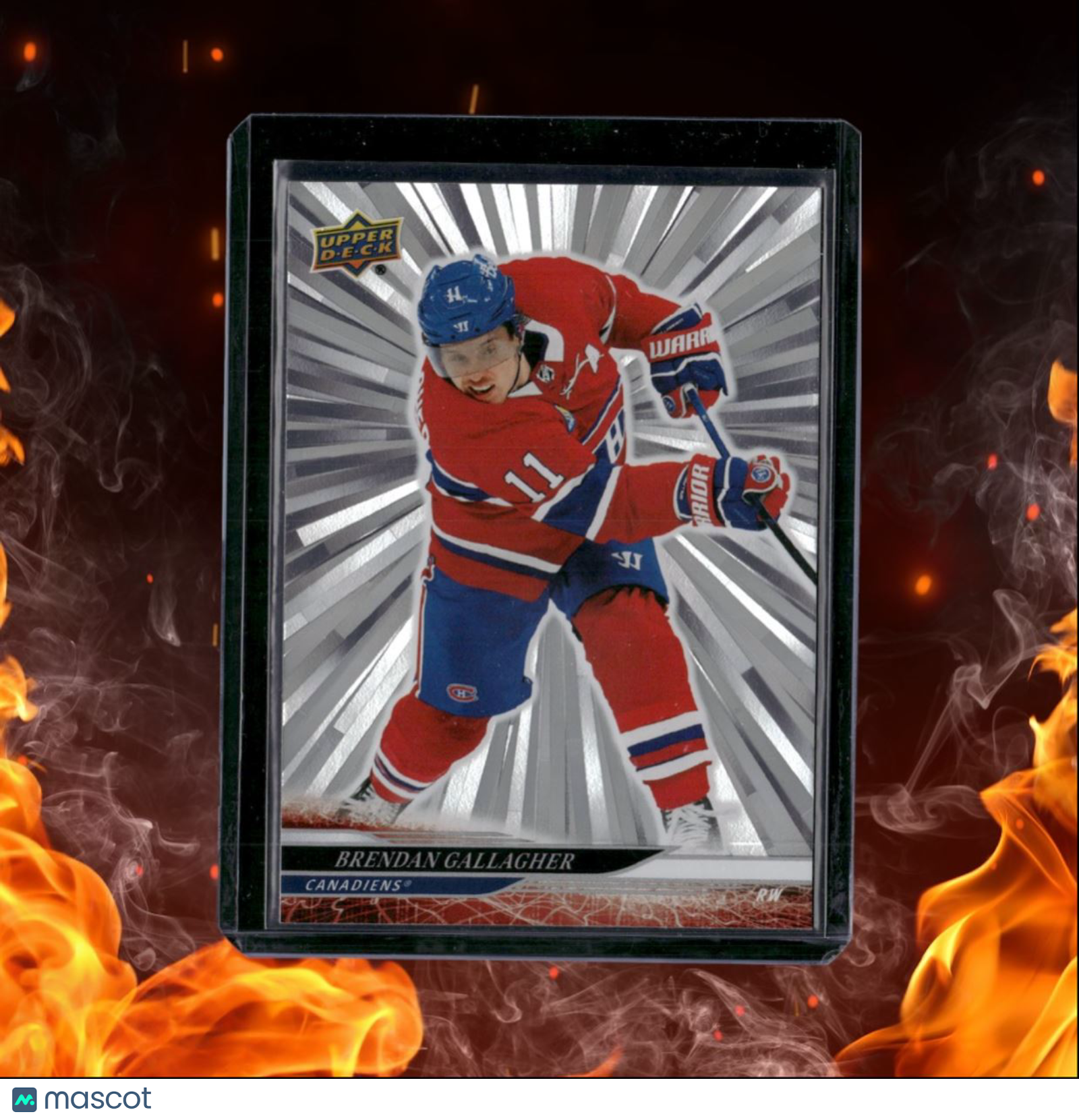 2024-25 Upper Deck Brendan Gallagher Silver Outburst #100