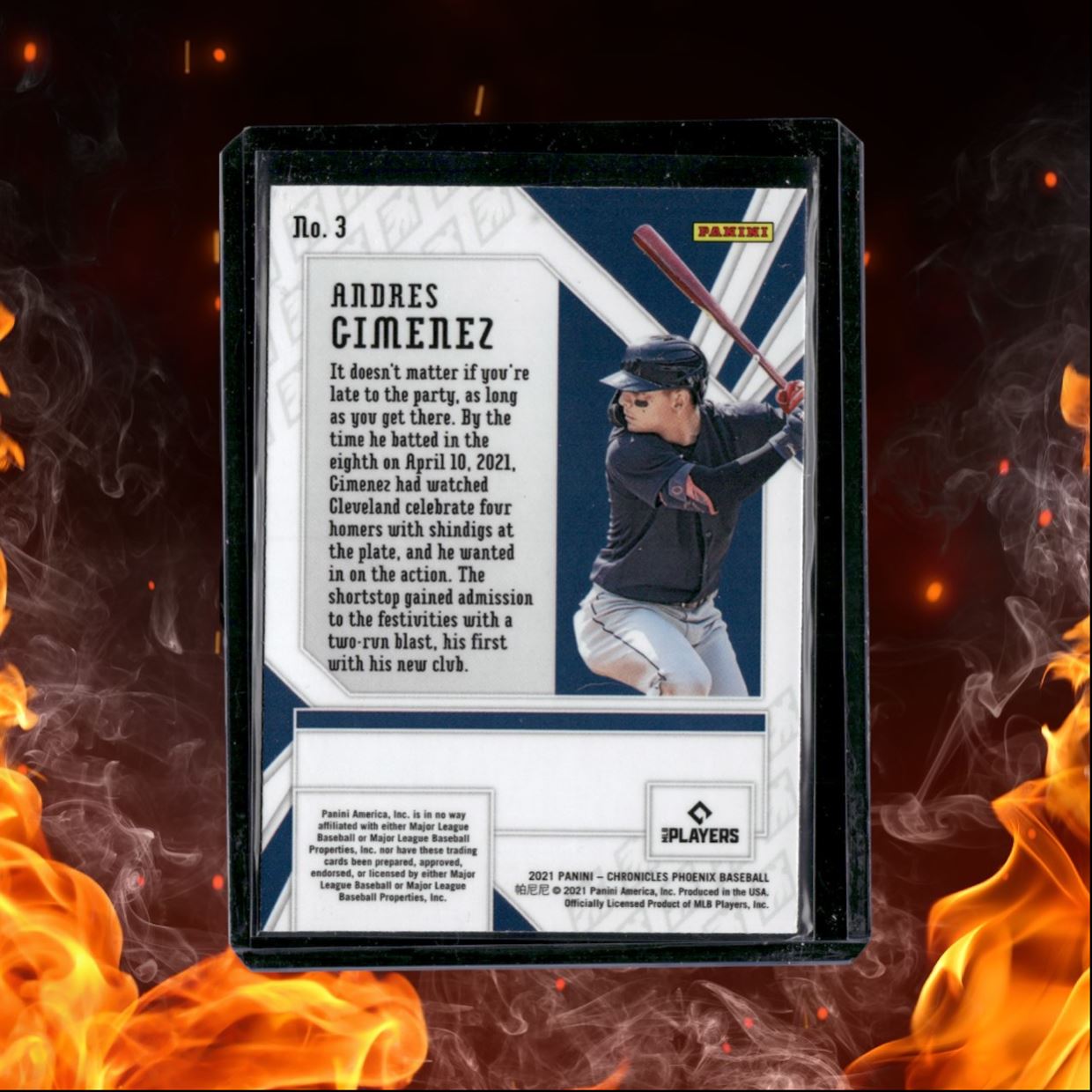2021 Panini Chronicles Phoenix Purple Andres Gimenez Rookie #3