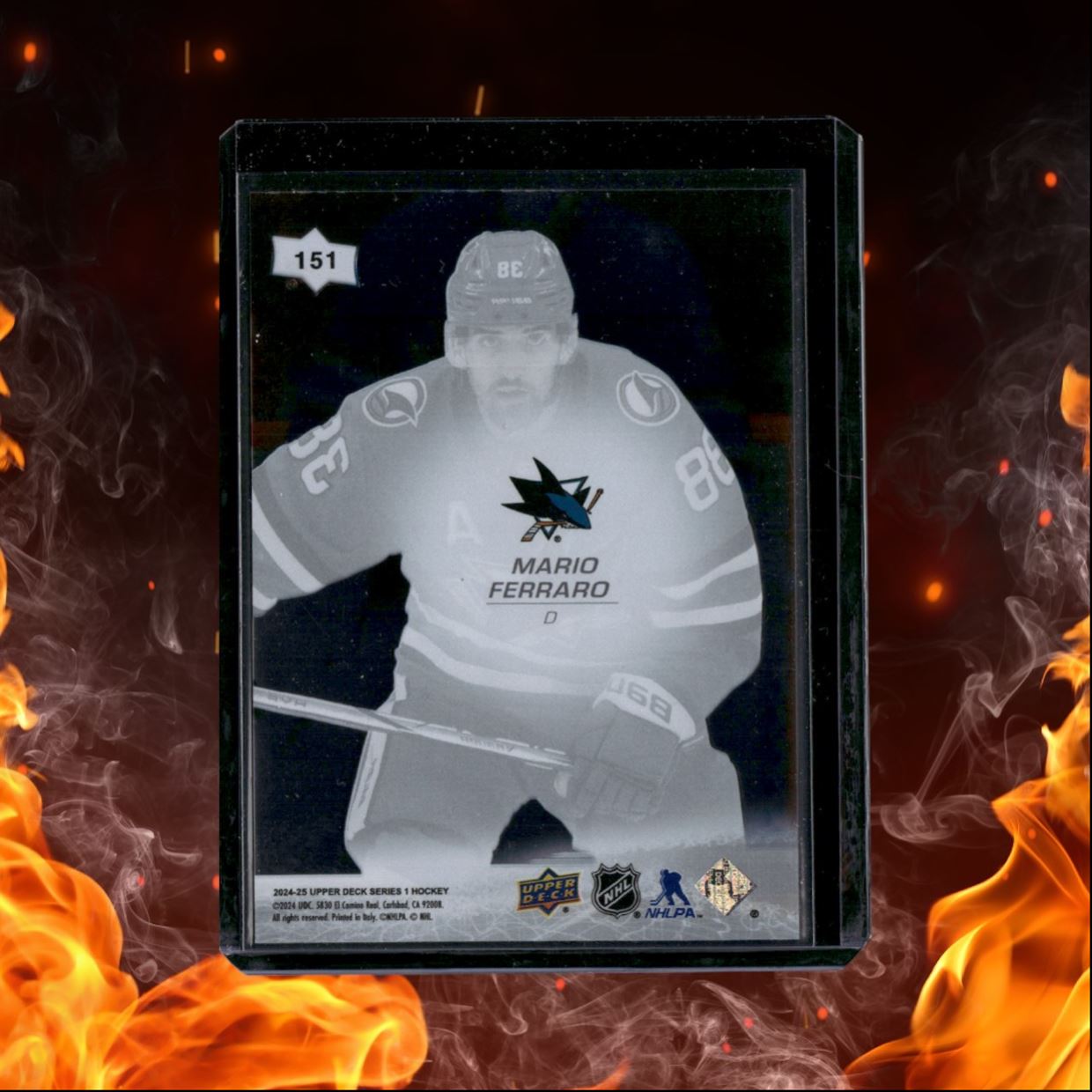 2024-25 Upper Deck Mario Ferraro Clear Cut #151