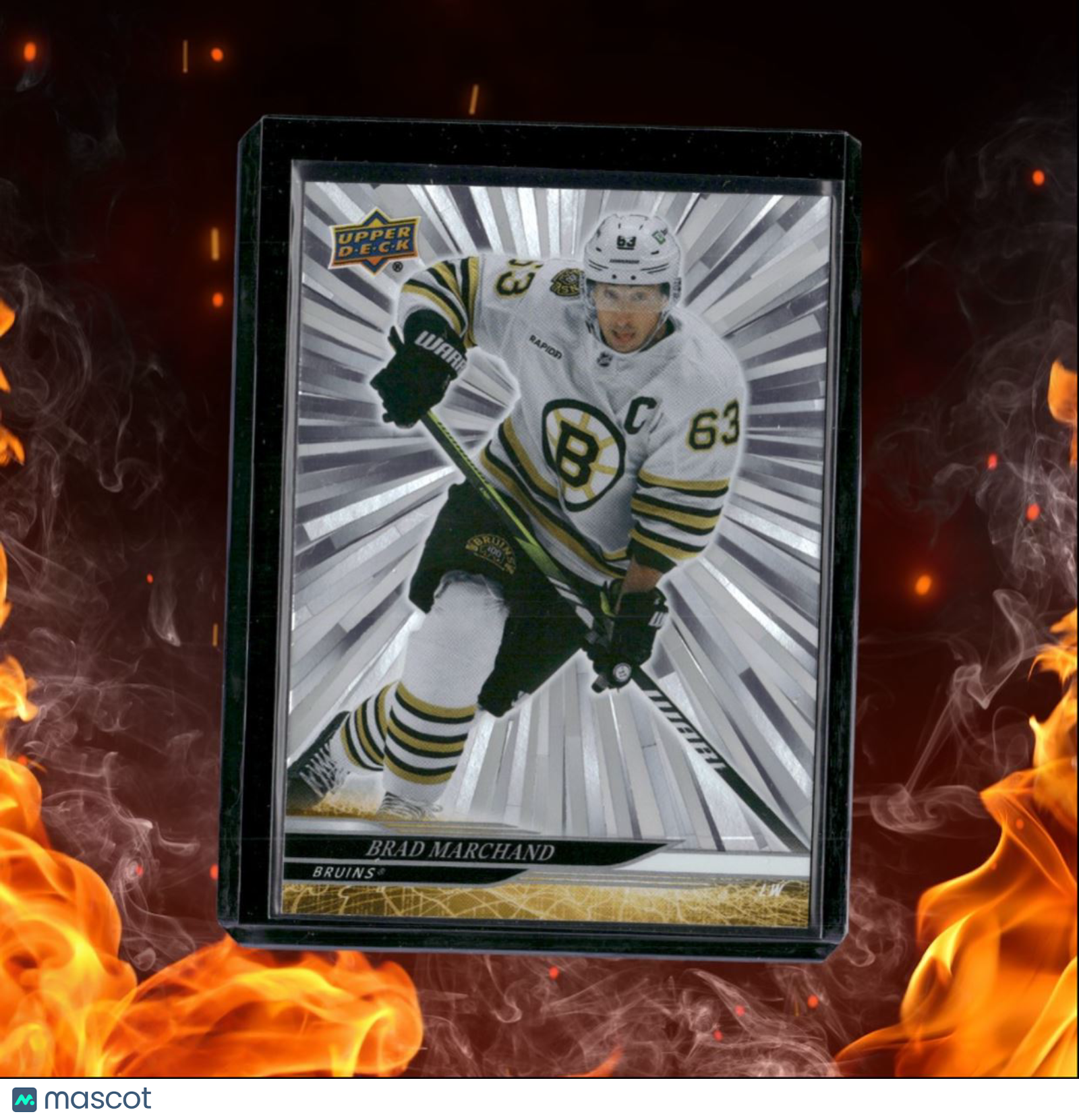 2024-25 Upper Deck Brad Marchand Silver Outburst #15