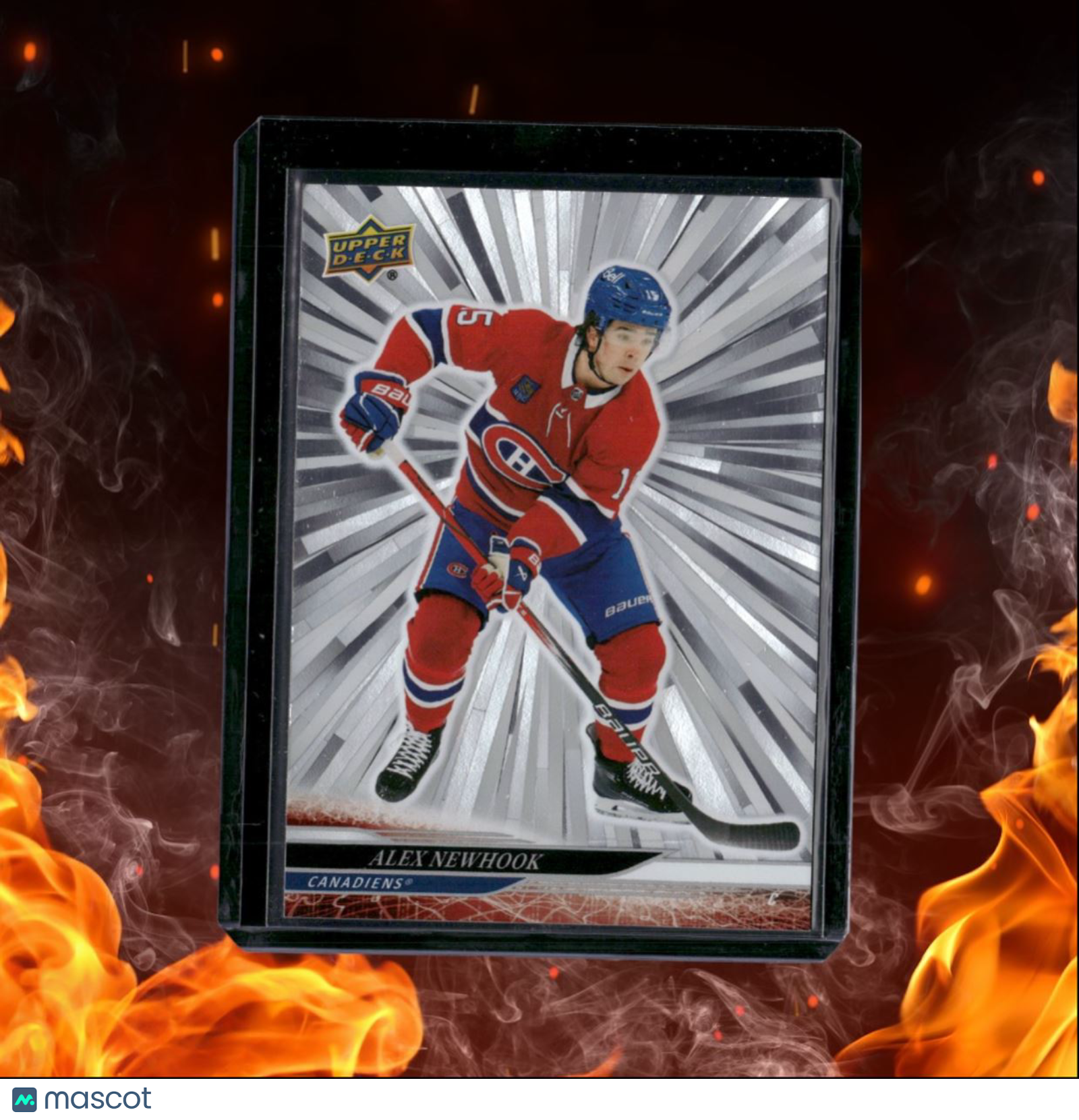 2024-25 Upper Deck Alex Newhook Silver Outburst #102