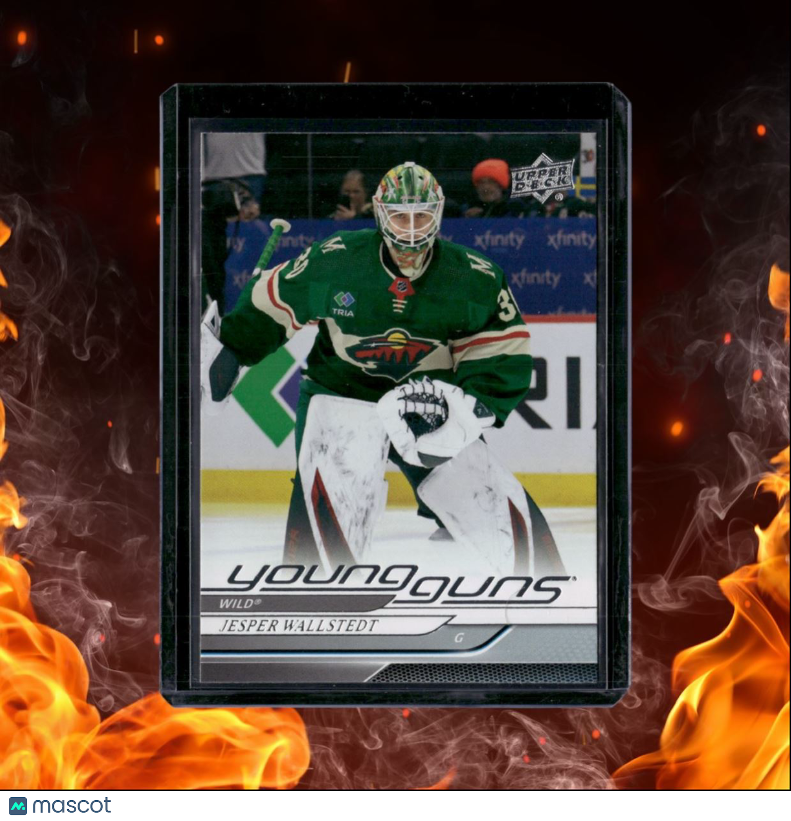 2024-25 Upper Deck Jesper Wallstedt Young Guns (A) Rookie #202