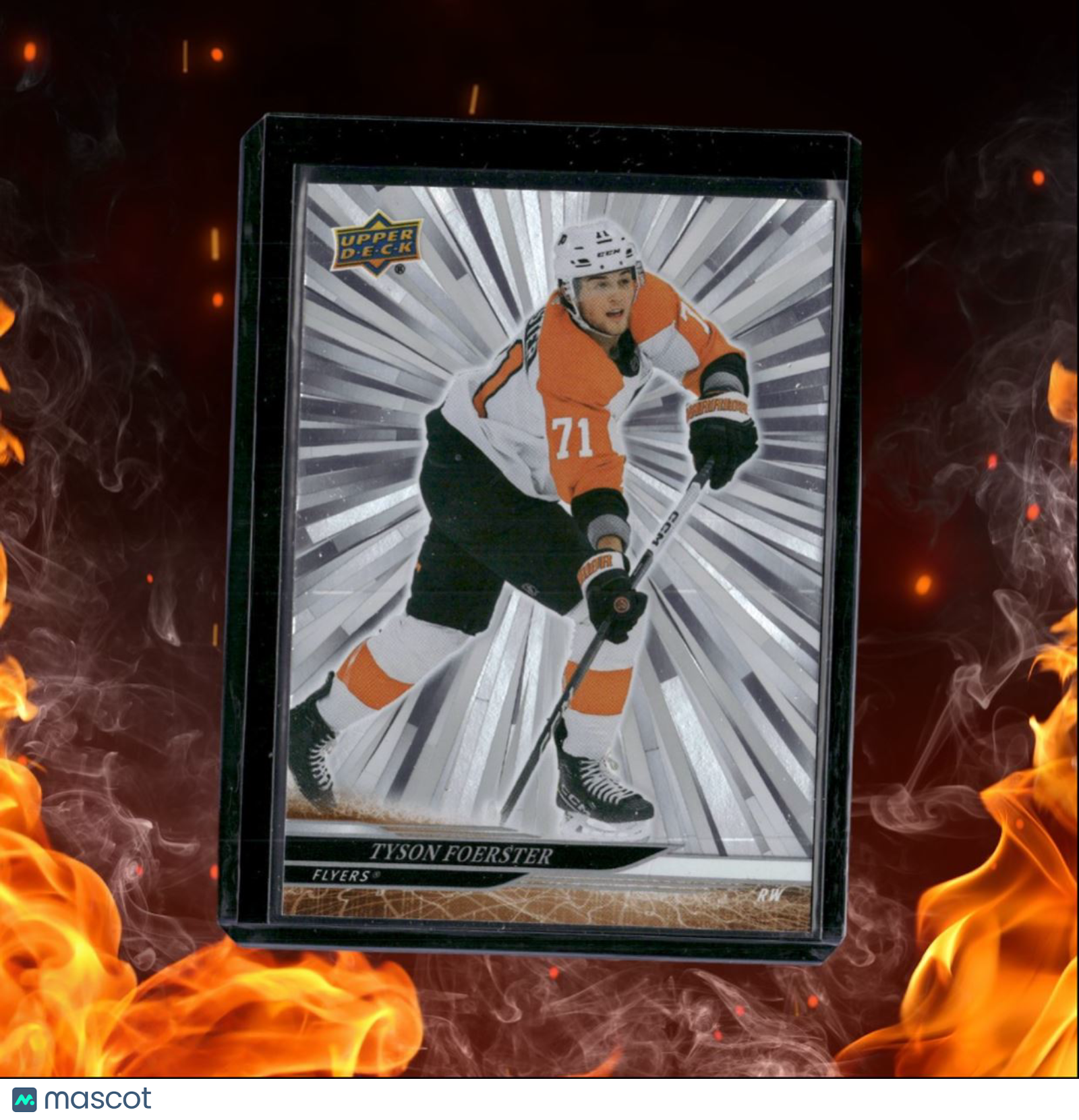 2024-25 Upper Deck Tyson Foerster Silver Outburst #137
