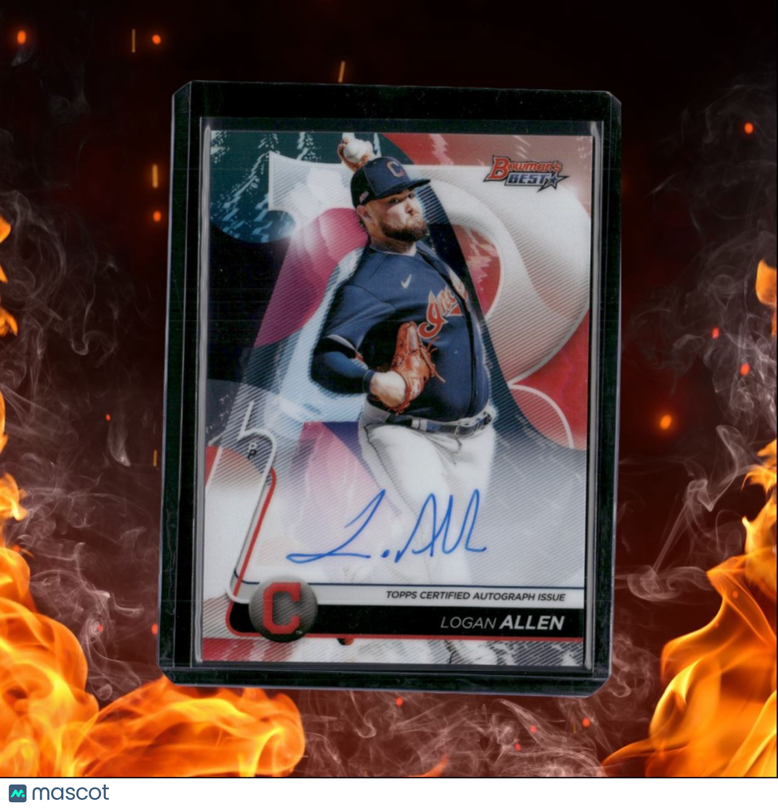 2020 Bowman's Best Logan Allen Prospect Best of 2020 Auto #CRA-LA