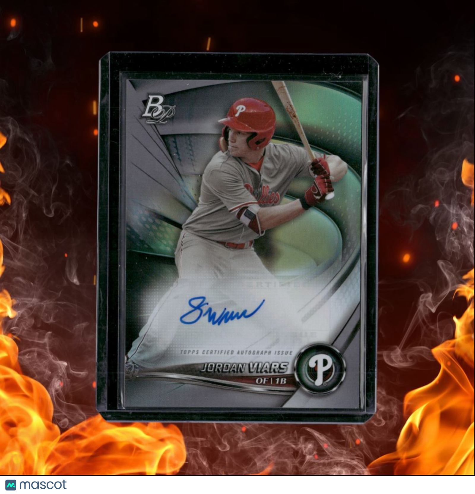 2022 Bowman Platinum Jordan Viars Top Prospect Auto #TOP-55