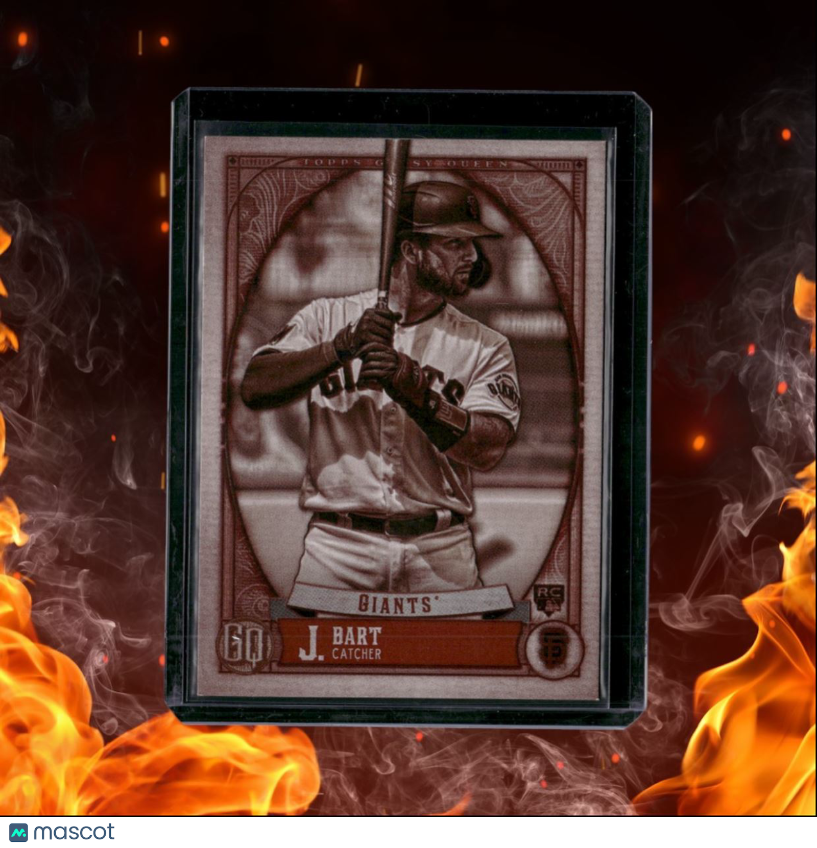 2021 Topps Gypsy Queen Joey Bart Sepia Rookie 03/99 #254