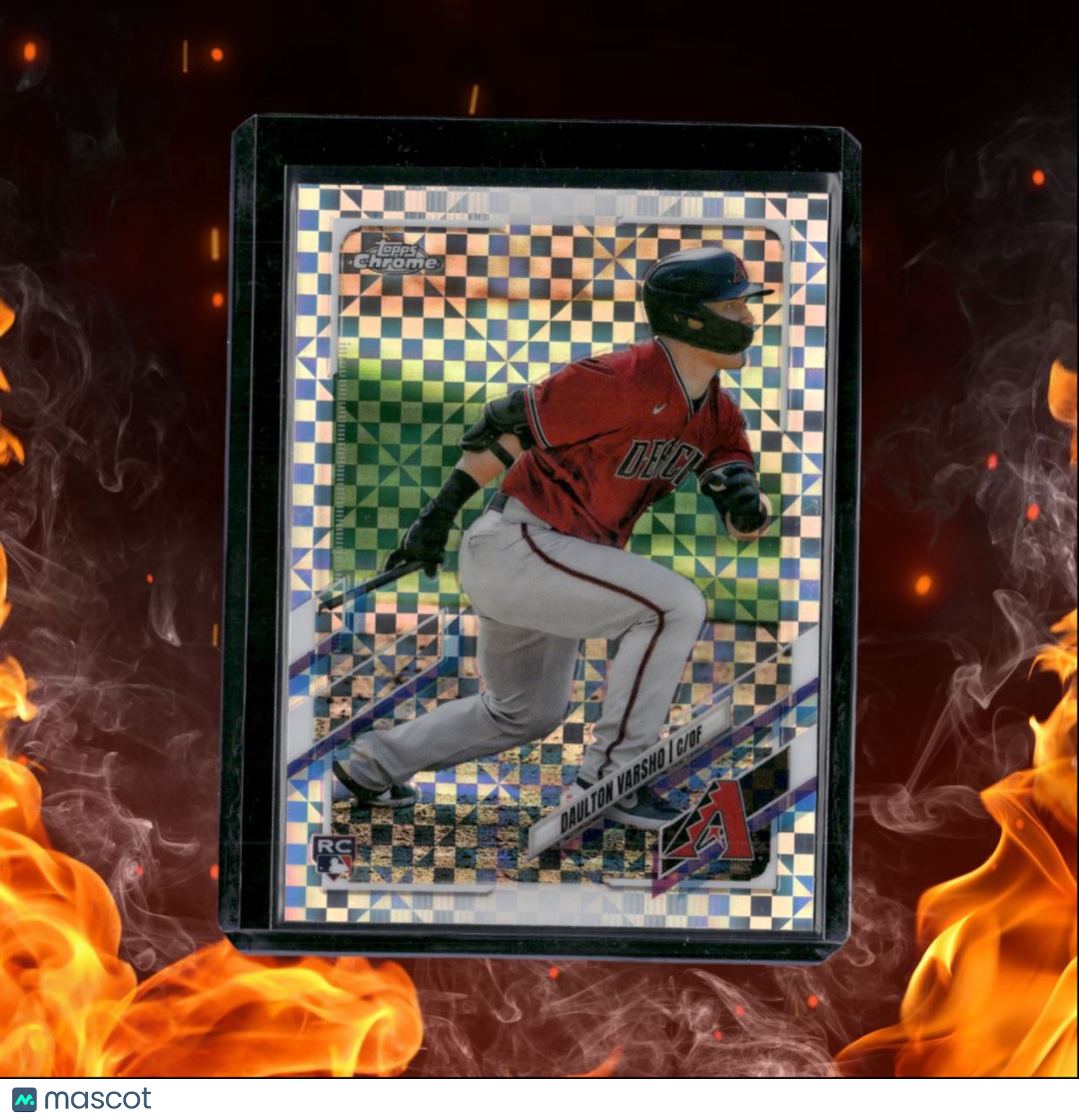 2021 Topps Chrome Daulton Varsho X-Fractor Rookie #121