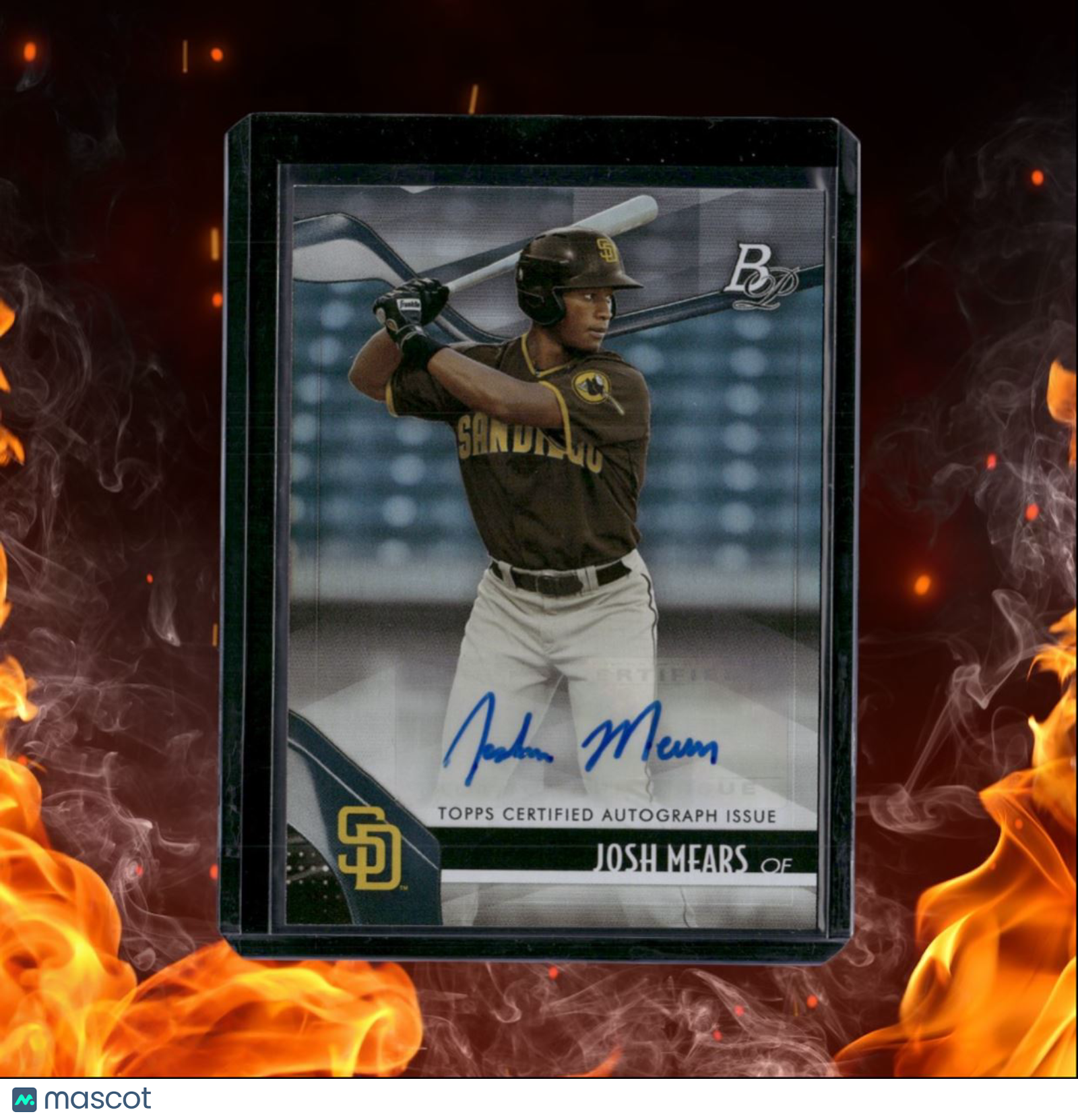 2021 Bowman Platinum Josh Mears Top Prospects Auto #TOP-8