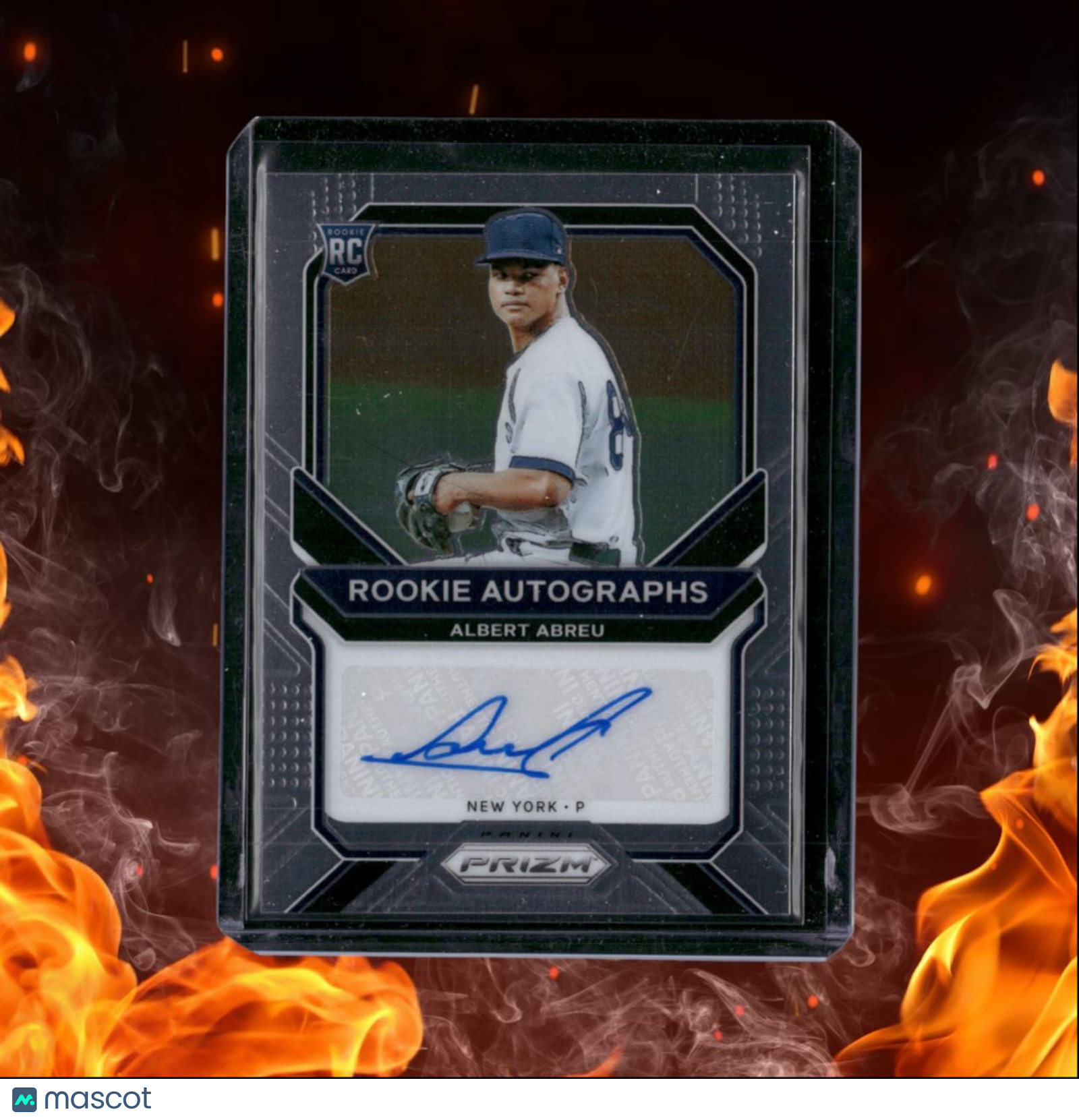 2021 Panini Prizm Albert Abreu Rookie Auto #RA-AA