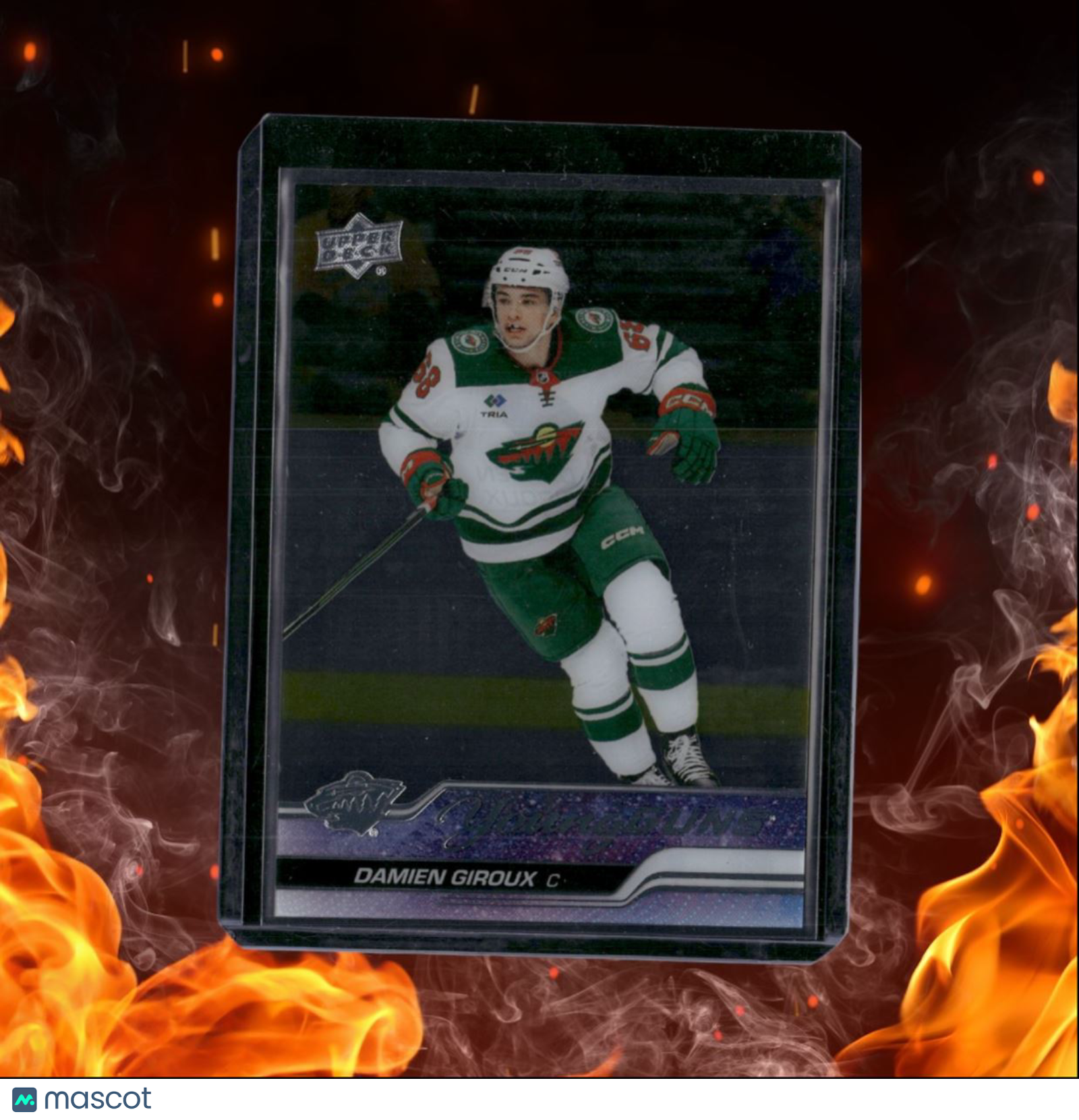 2023-24 Upper Deck Damien Giroux Clear Cut Young Guns SSP Case Hit Rookie #452