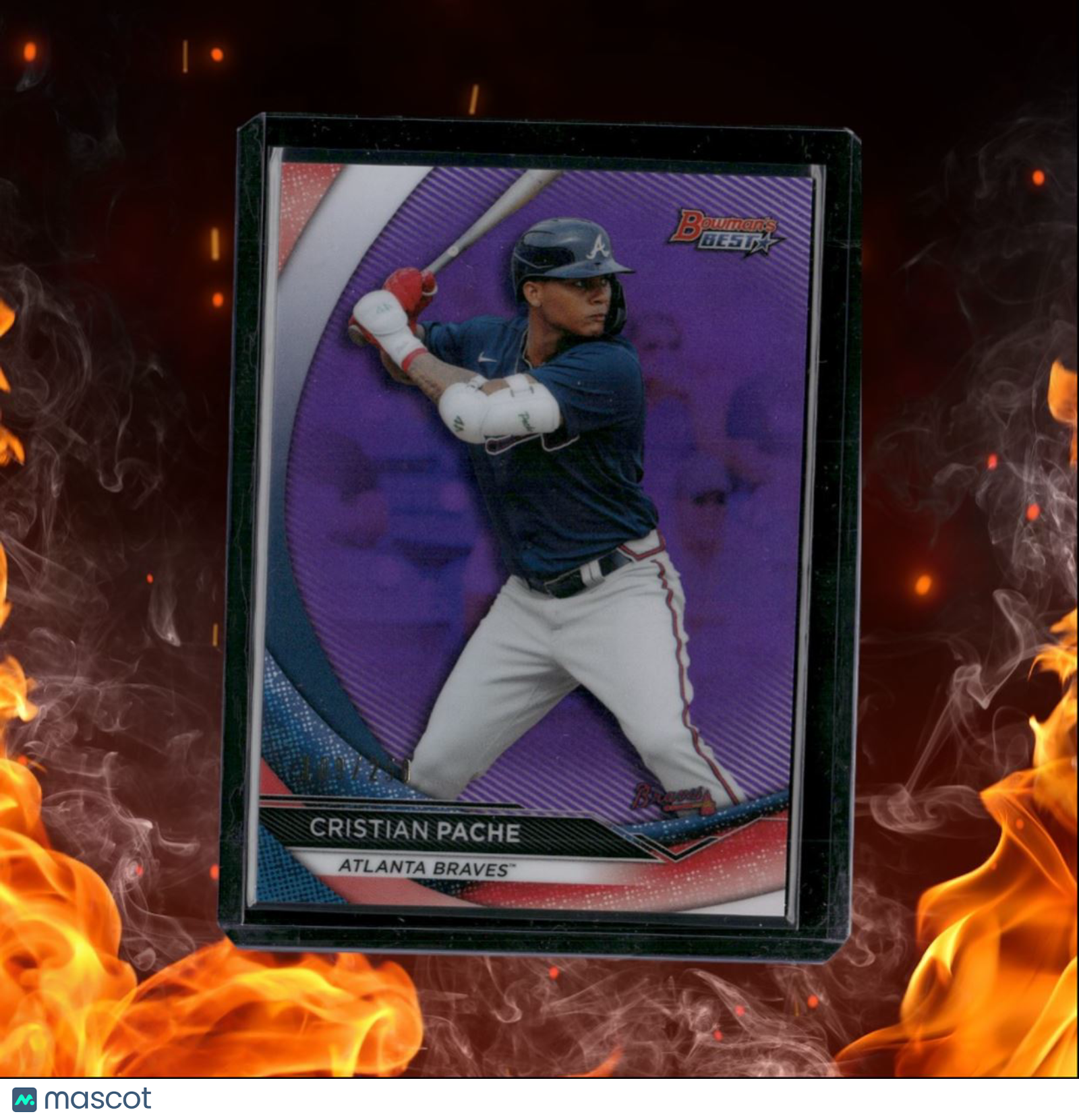 2020 Bowman's Best Cristian Pache Top Prospects Purple Refractor 109/250 #TP-21
