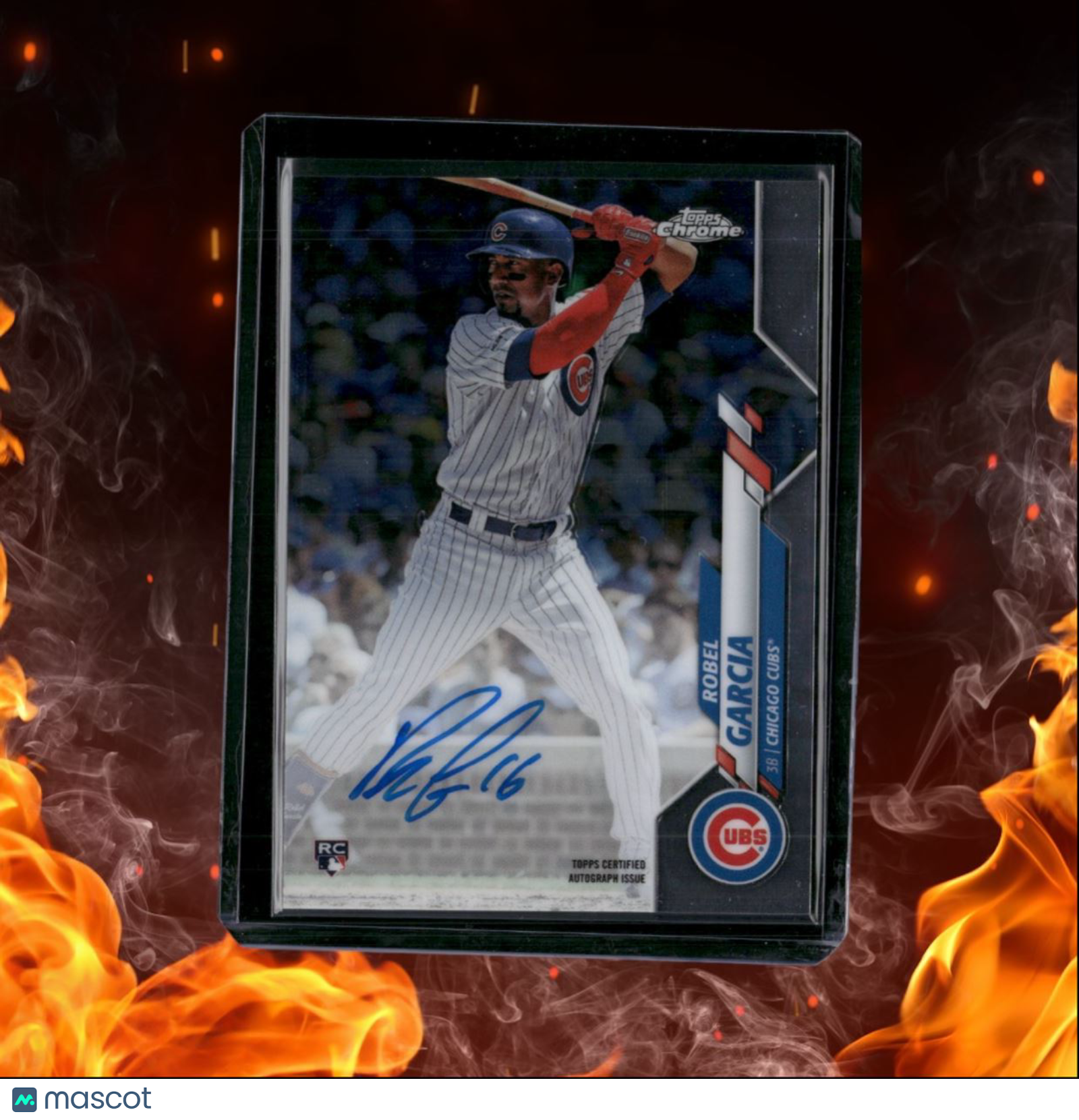2020 Topps Chrome Robel Garcia Rookie Auto #RA-RG