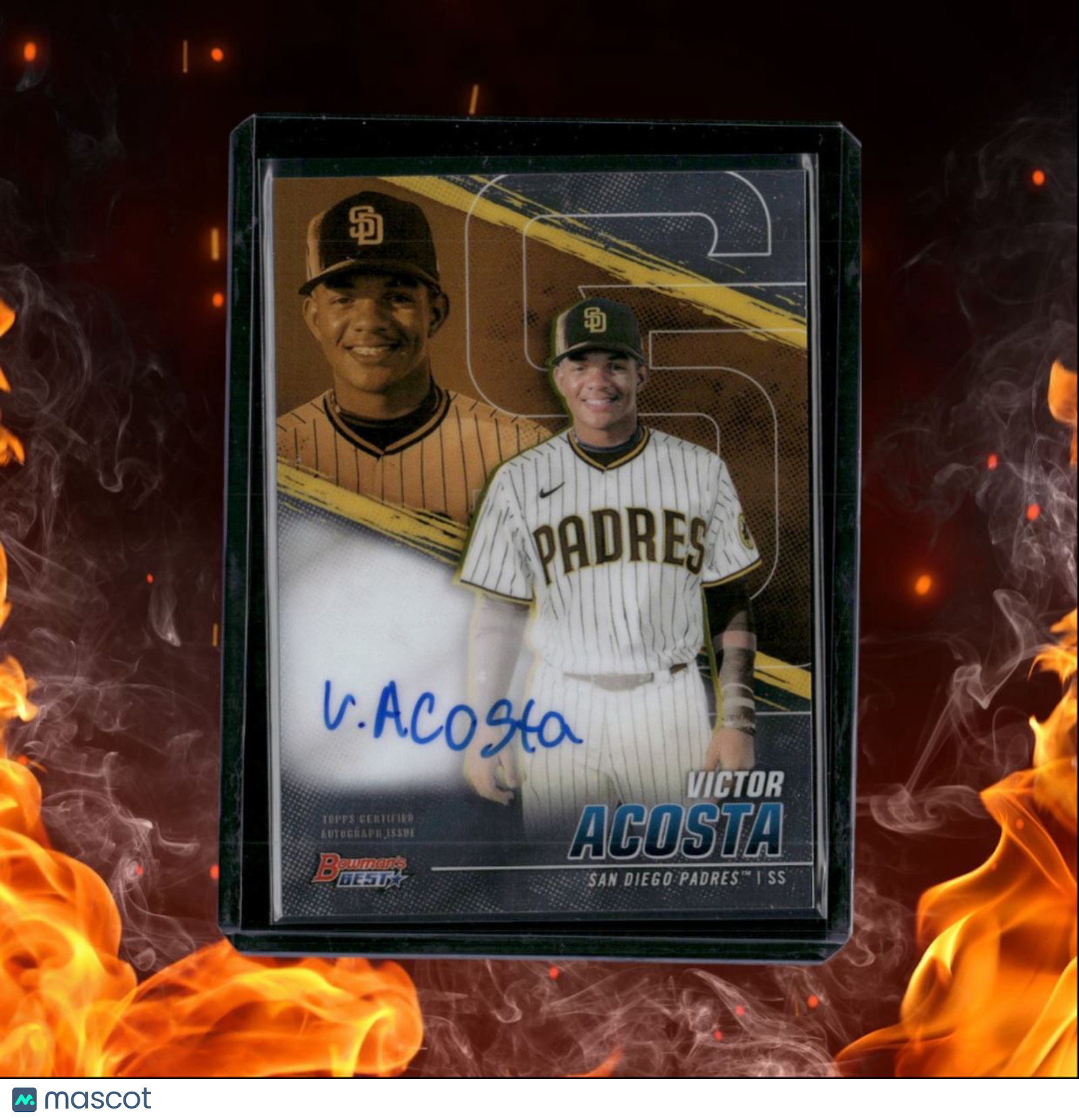 2021 Bowman's Best Victor Acosta Best of 2021 Prospect (A) Auto #B21-VA