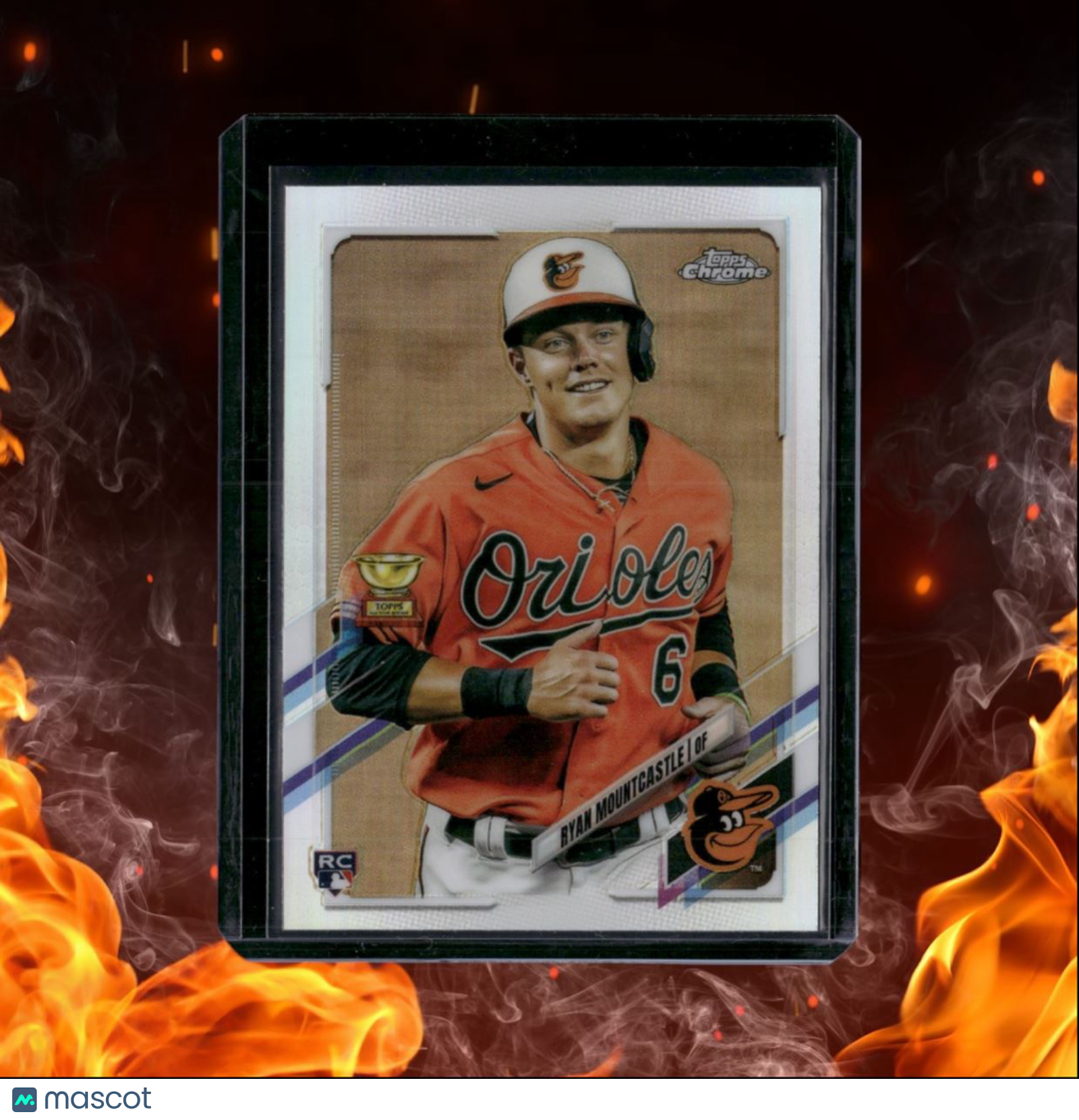 2021 Topps Chrome Ryan Mountcastle Refractor Rookie #63