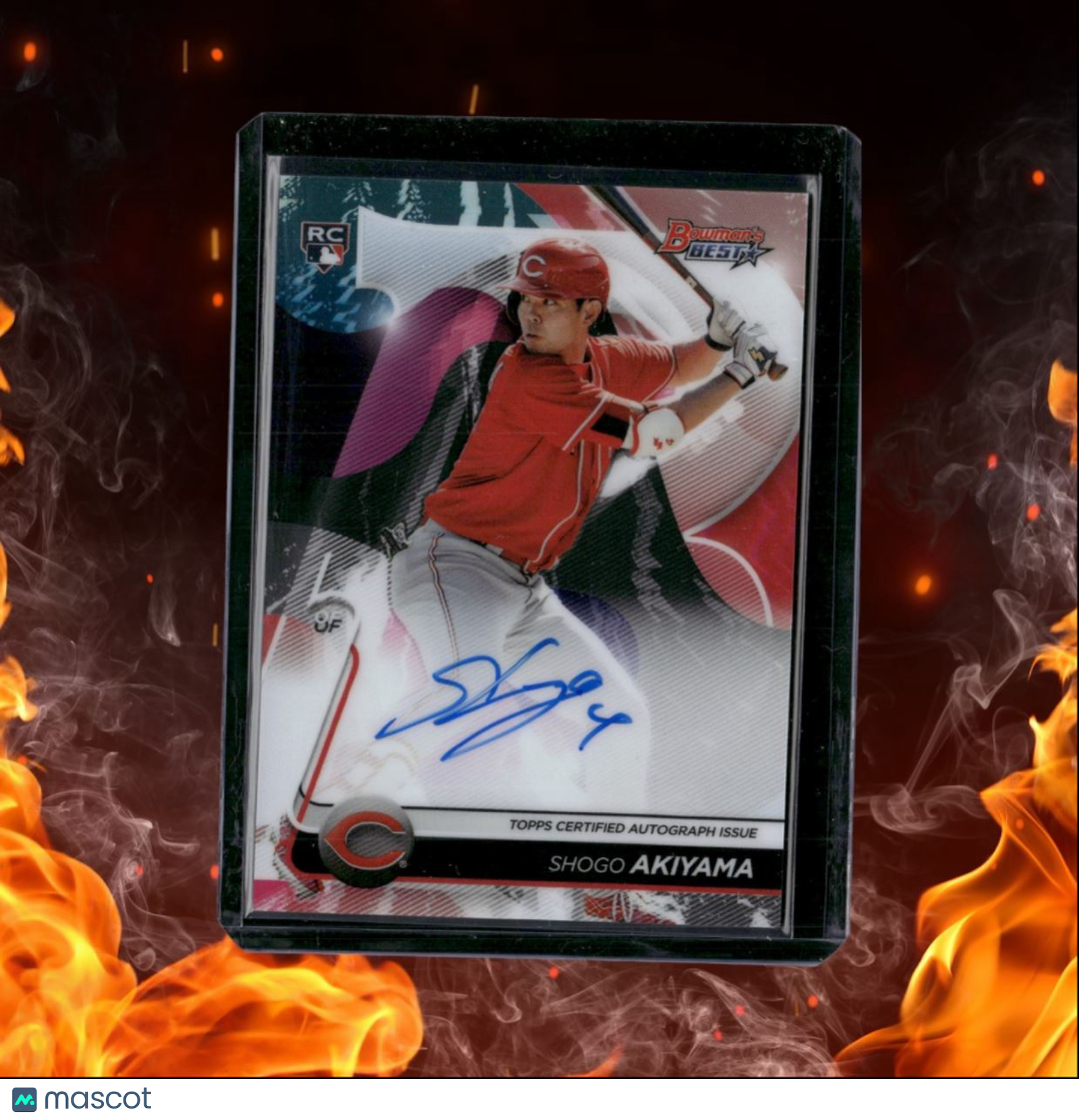 2020 Bowman's Best Shogo Akiyama Best of 2020 Rookie Auto #BSRA-SA