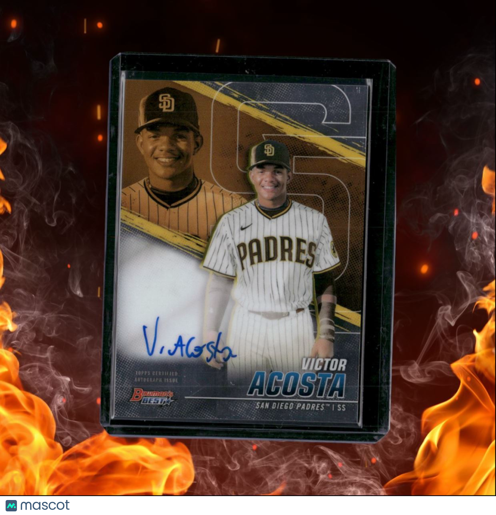 2021 Bowman's Best Victor Acosta Best of 2021 Prospect (B) Auto #B21-VA