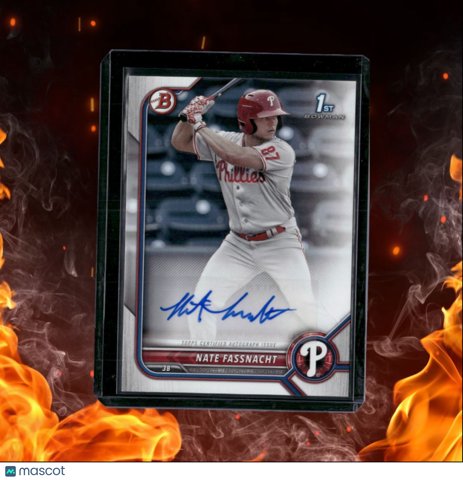 2022 Bowman Nate Fassnacht 1st Prospect Auto #PPA-NF