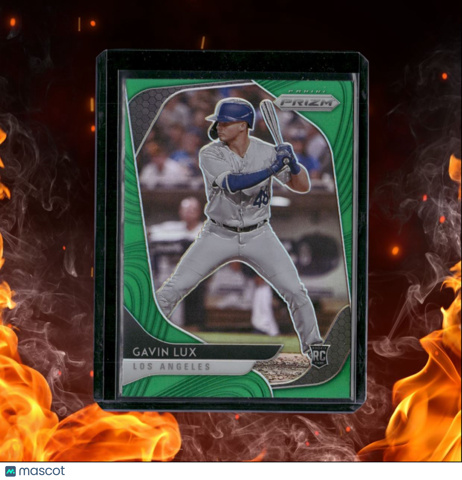 2020 Panini Prizm Gavin Lux Green Prizm Rookie #198