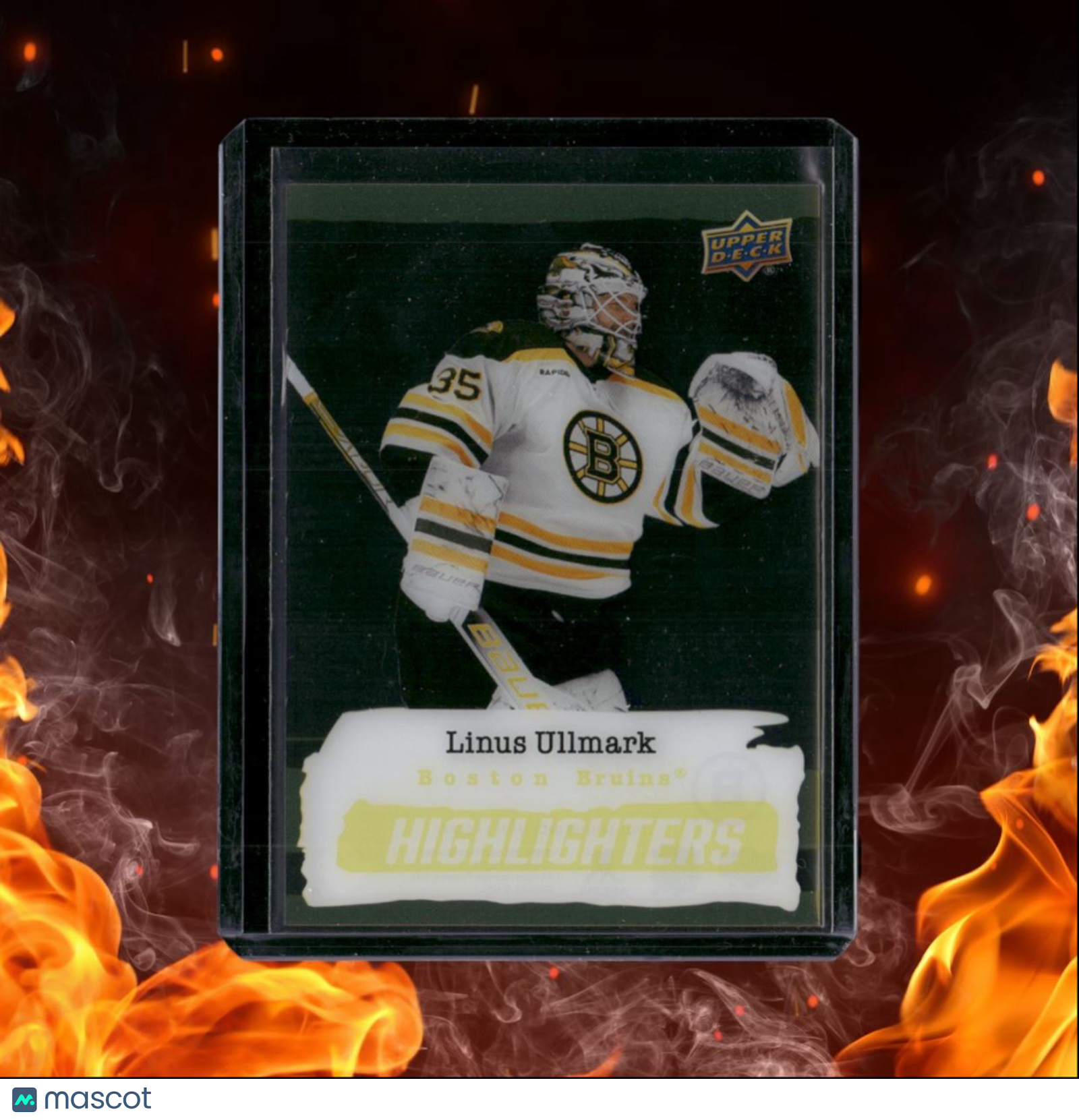 2023-24 Upper Deck Linus Ullmark Highlighters Yellow #HL-1