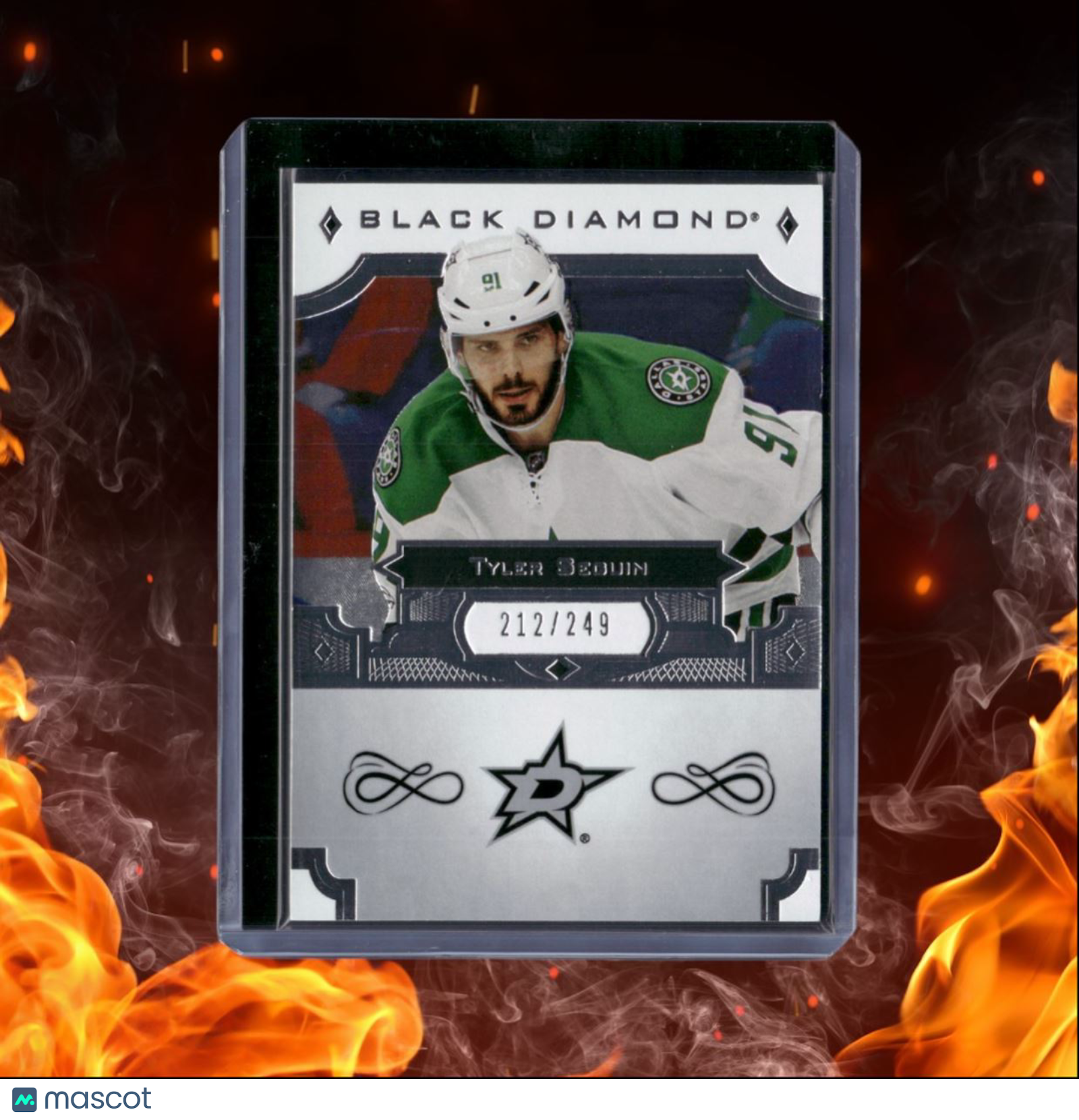 2017-18 Upper Deck Black Diamond Tyler Seguin Auto 212/249 #BDB-TS