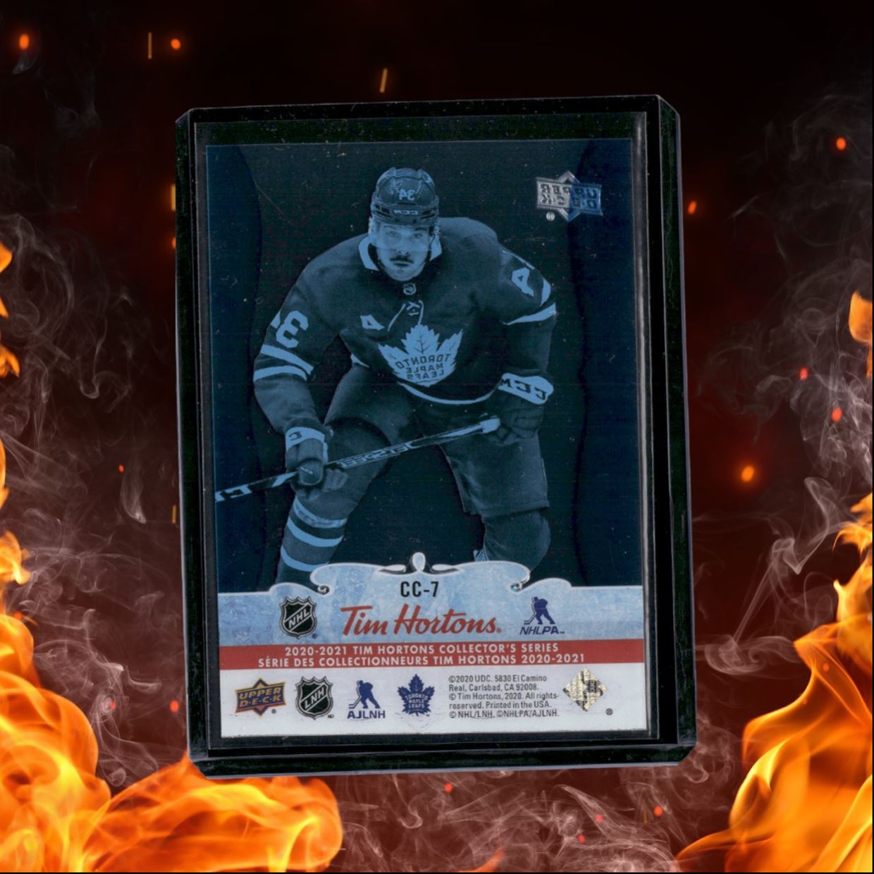 2020-21 Upper Deck Tim Hortons Auston Matthews Clear Cut Phenoms #CC-7