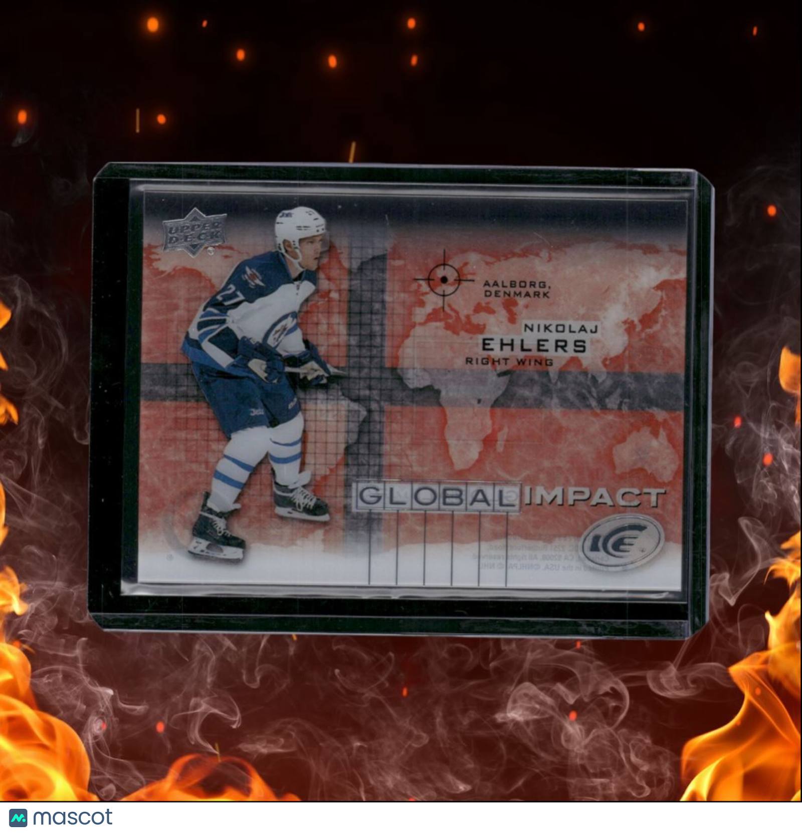 2015-16 Upper Deck Ice Nikolaj Ehlers Global Impact #GI-NE