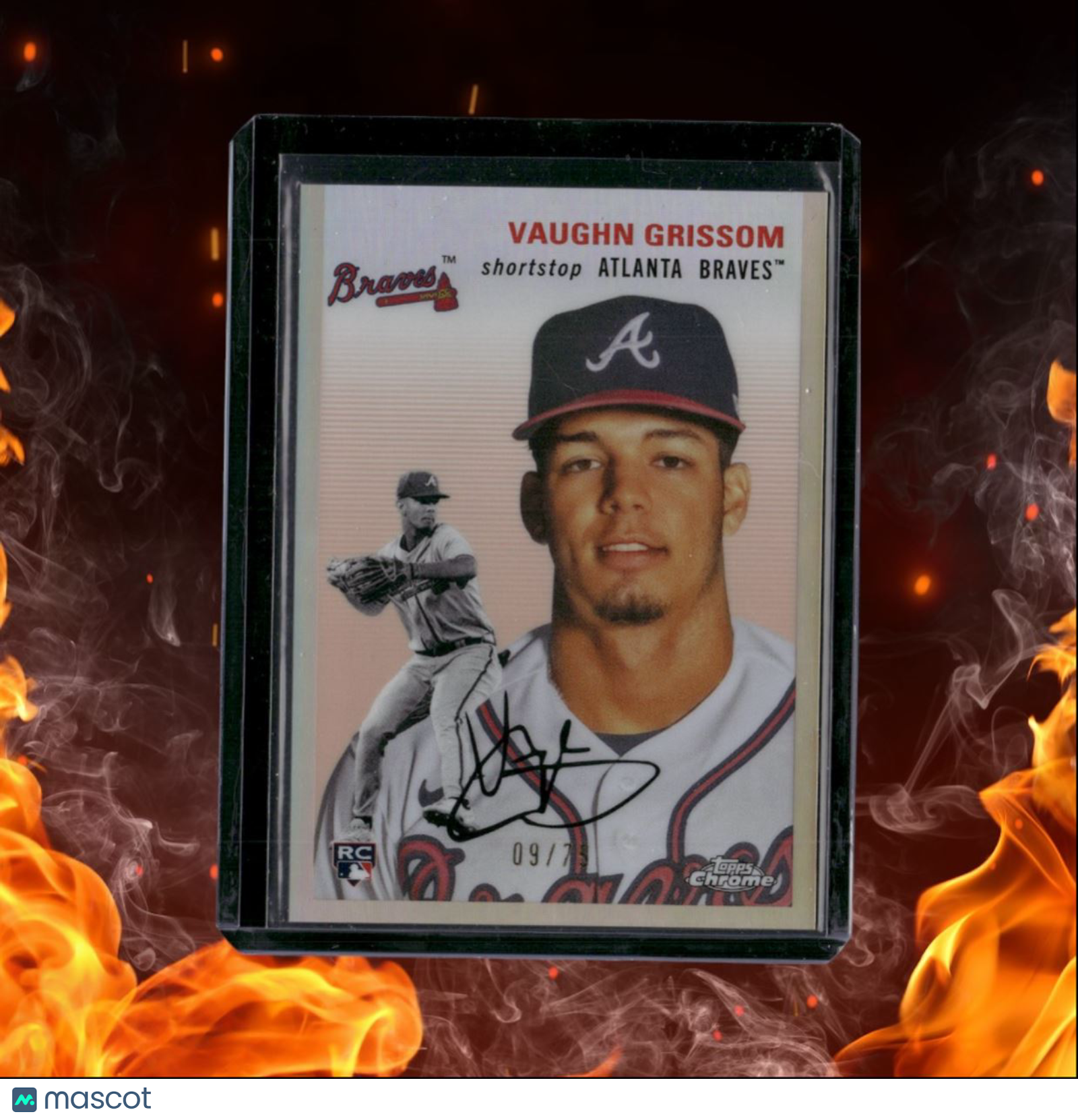 2023 Topps Chrome Platinum Anniversary Vaughn Grissom Rose Gold Refractor Rookie