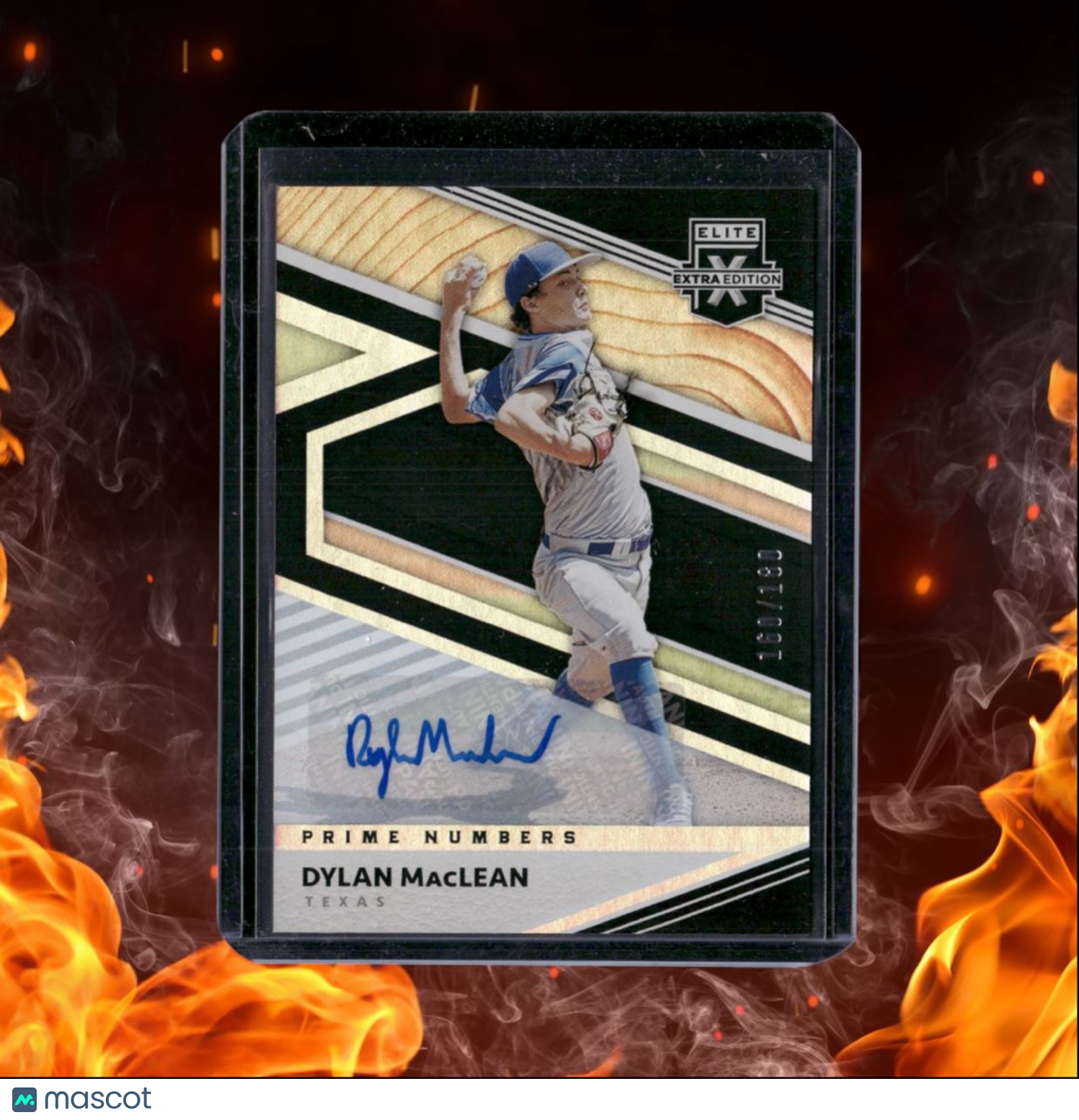 2020 Panini Elite Extra Dylan MacLean Prime Numbers Auto 160/180 #122