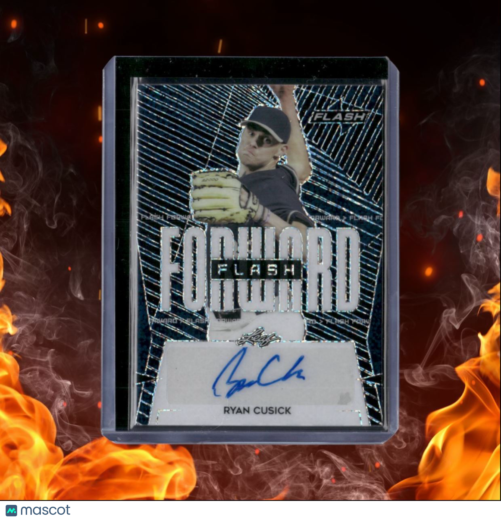 2021 Leaf Flash Ryan Cusick Prospect Flash Forward Navy Auto 95/99 #FF-RC2
