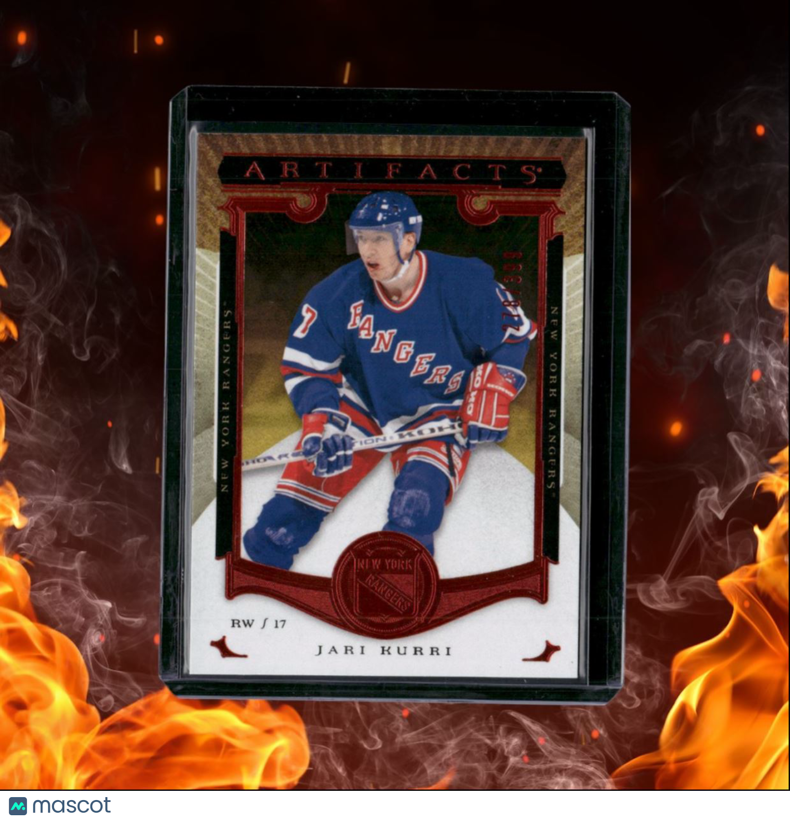 2015-16 Upper Deck Artifacts Jari Kurri Ruby Red Auto 278/399 #140