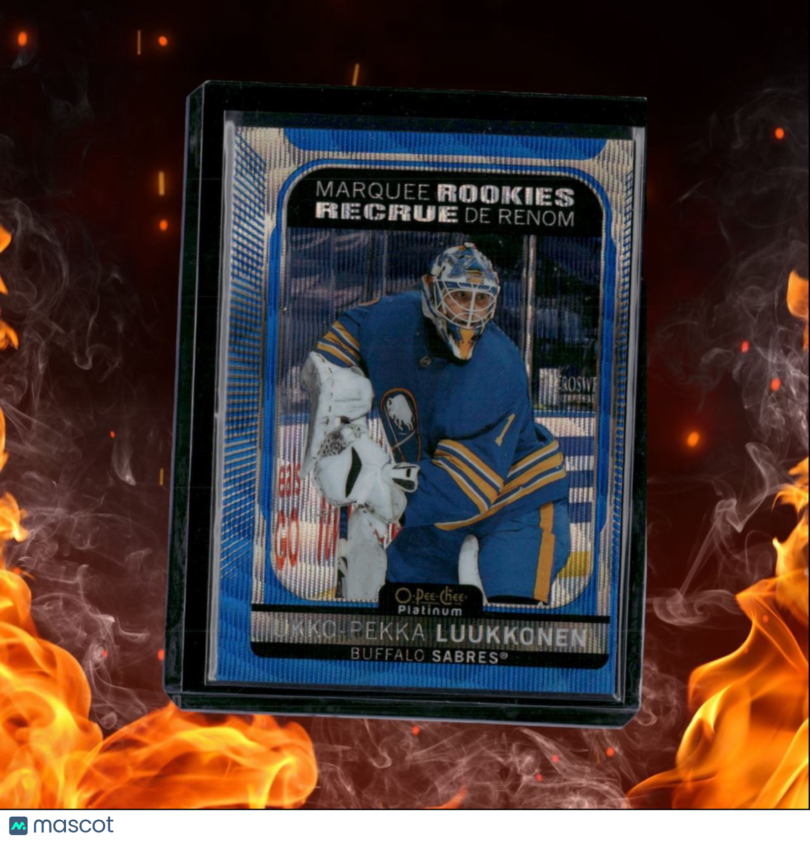 2021-22 O-Pee-Chee Platinum Ukko-Pekka Luukkonen Blue Surge Rookie #215